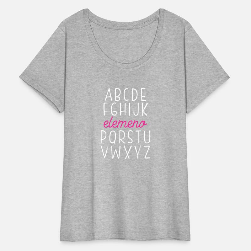 Cute Teacher Shirt Alphabet Shirt Elemeno