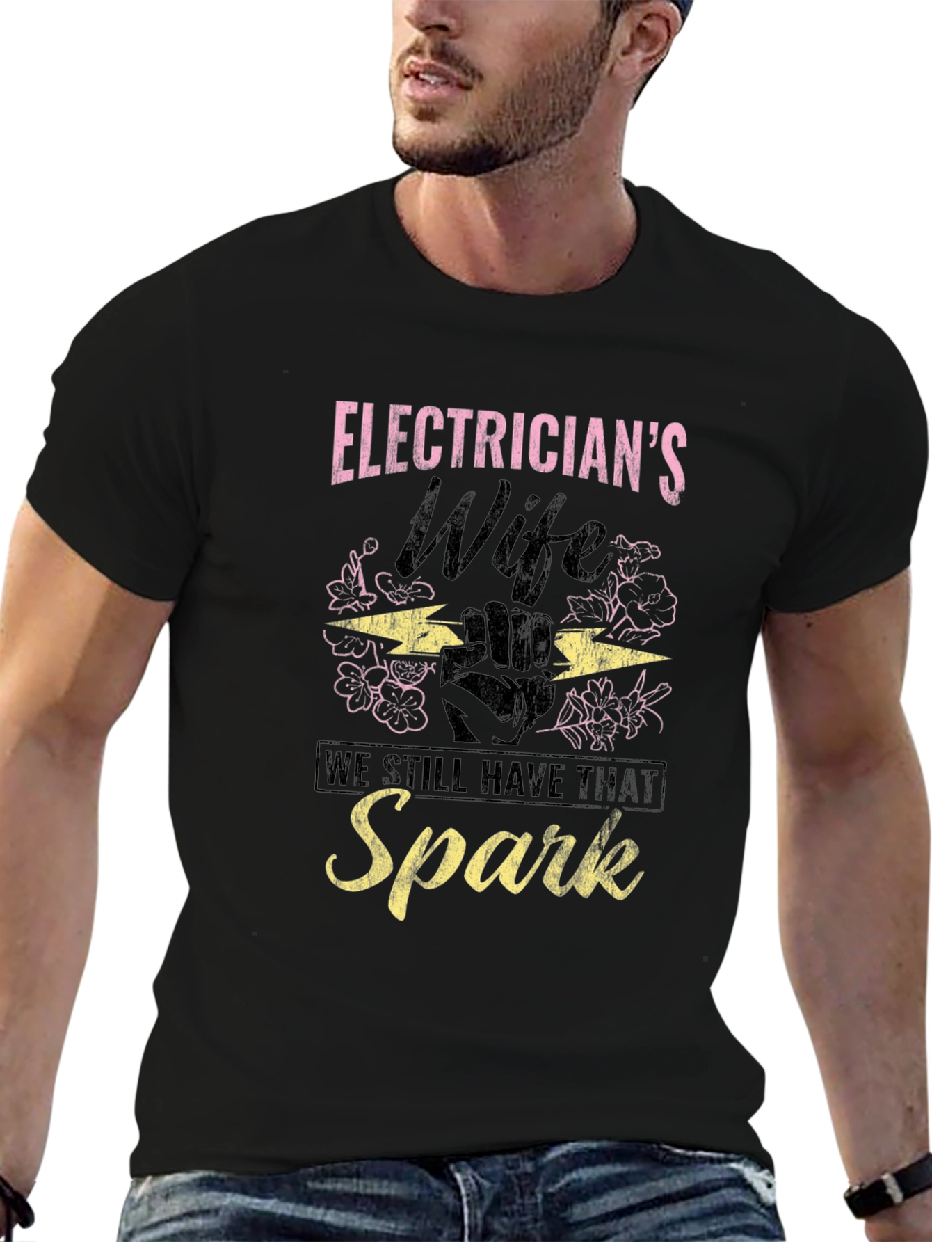Electricians Wife Spark T-Shirt