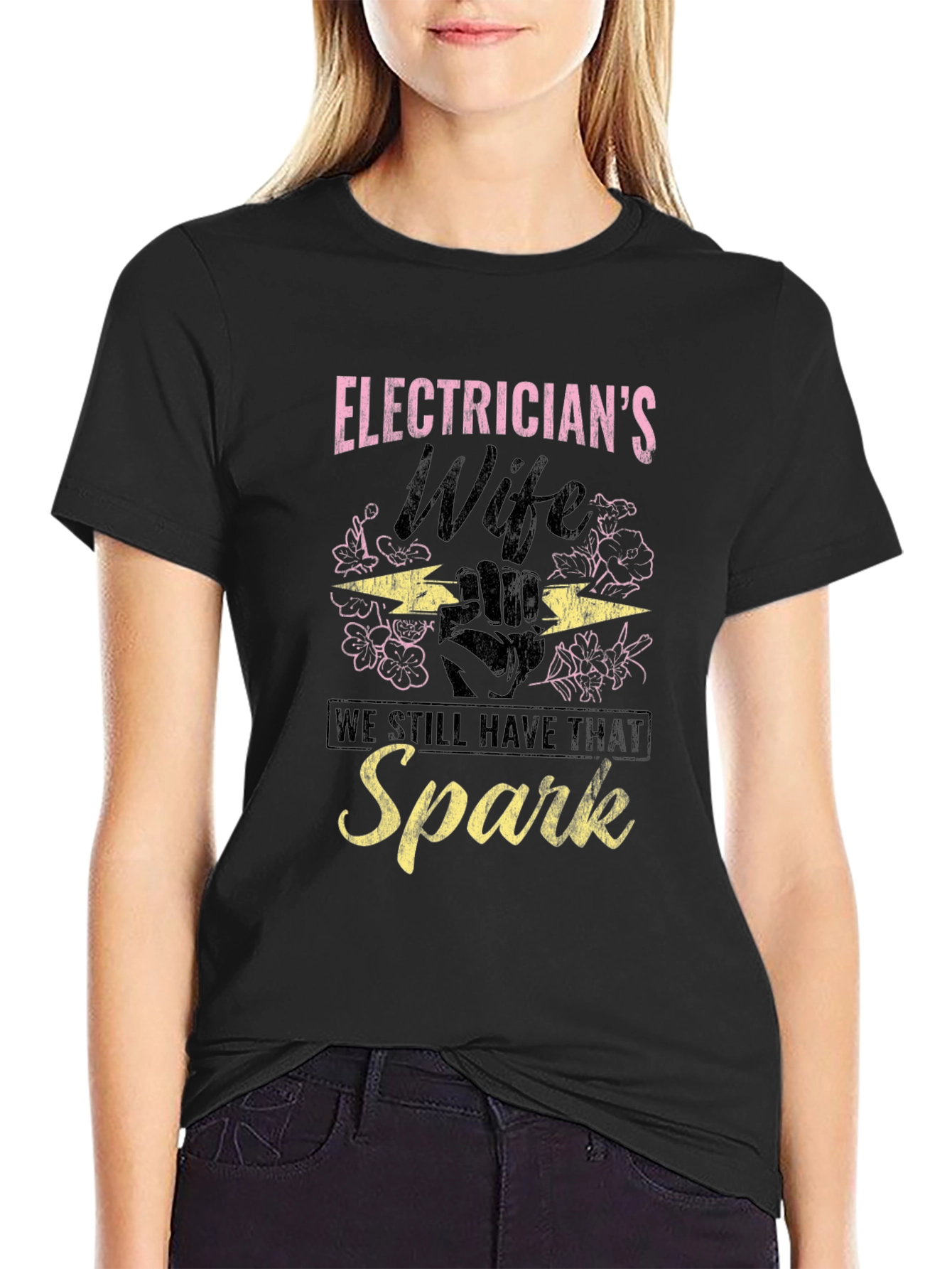 Electricians Wife Spark T-Shirt