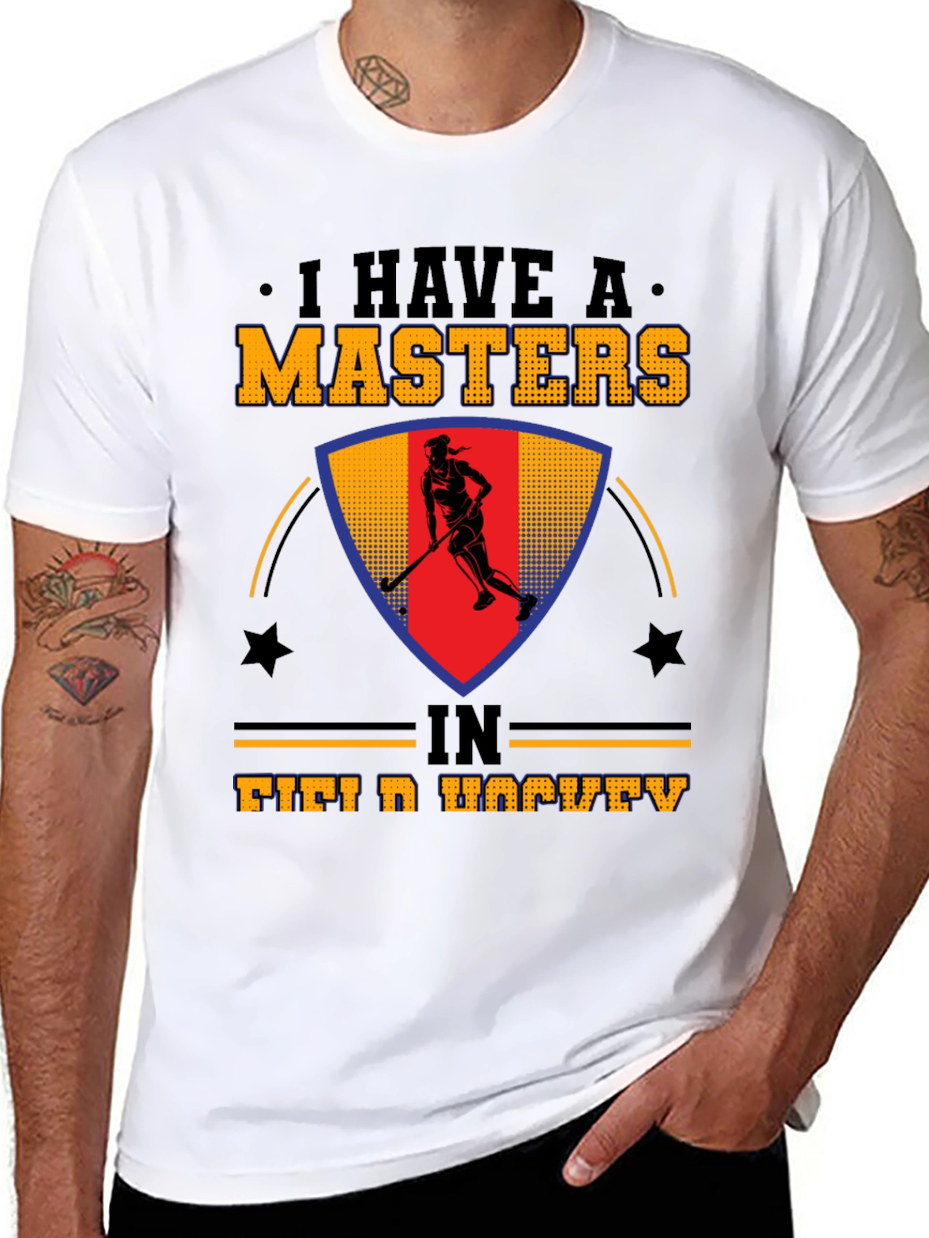 Masters in Field Hockey Graphic Tee