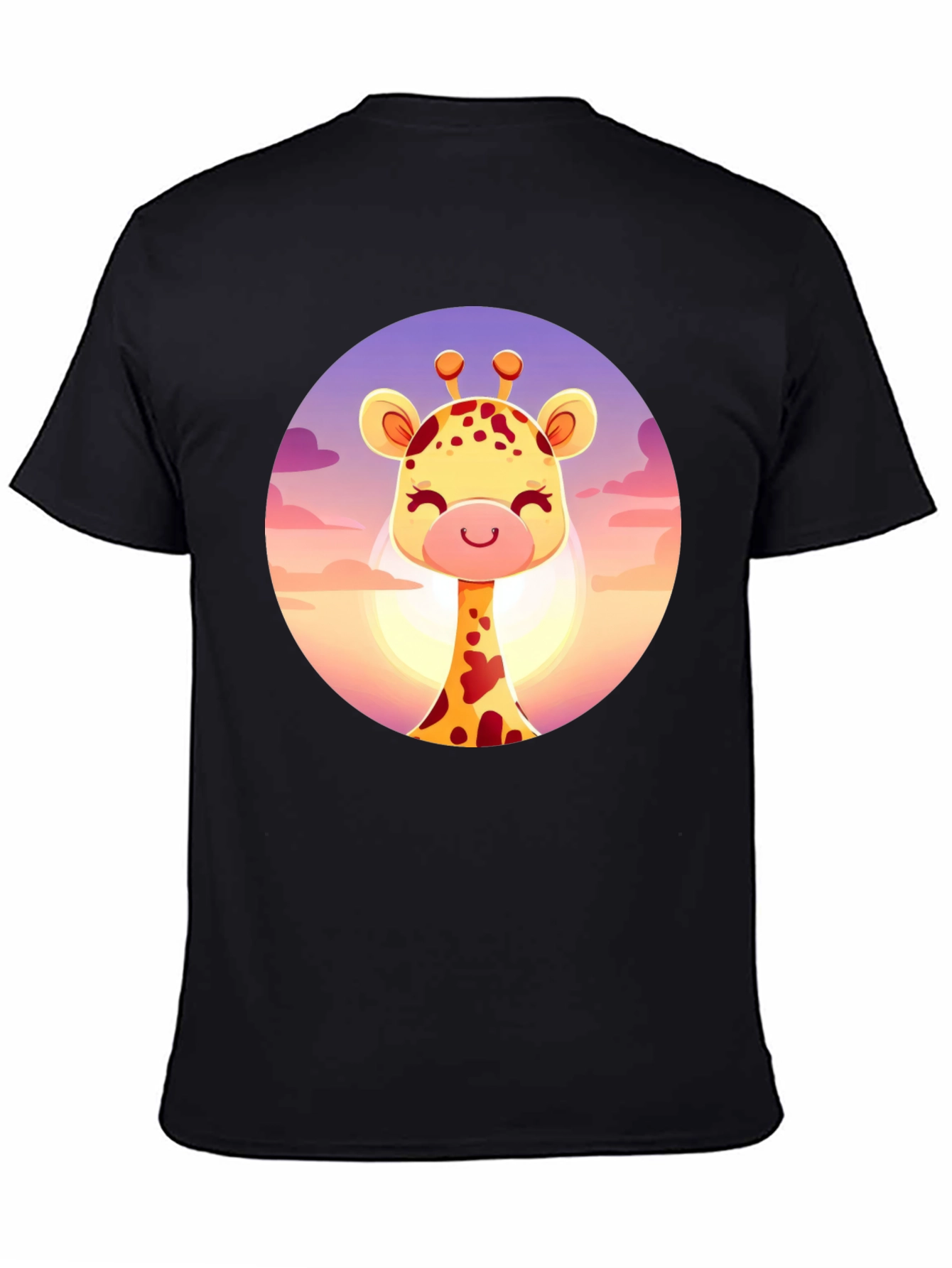 Giraffe Graphic Tee - Cute Animal Design