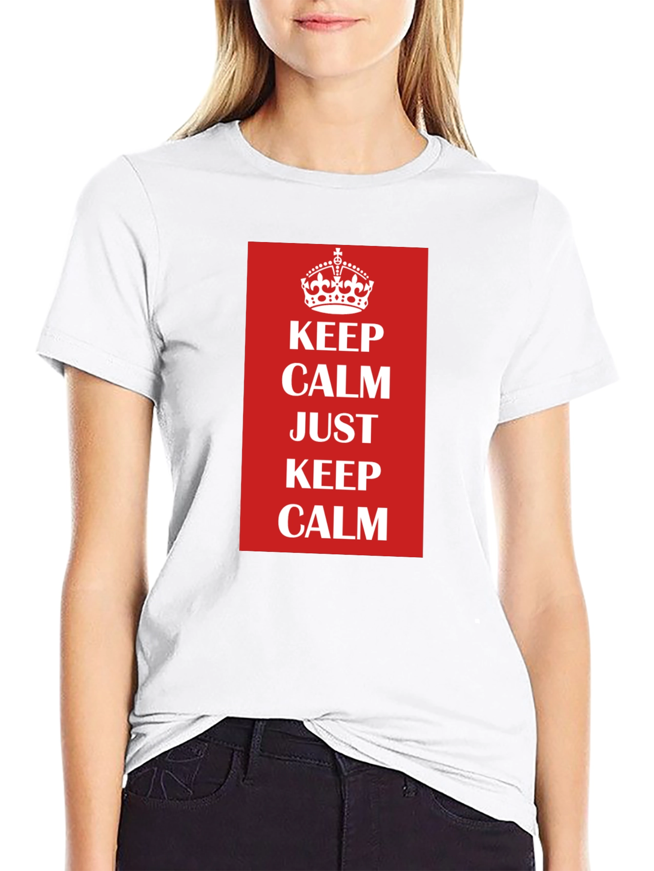 Keep Calm T-Shirt - Classic Slogan Tee