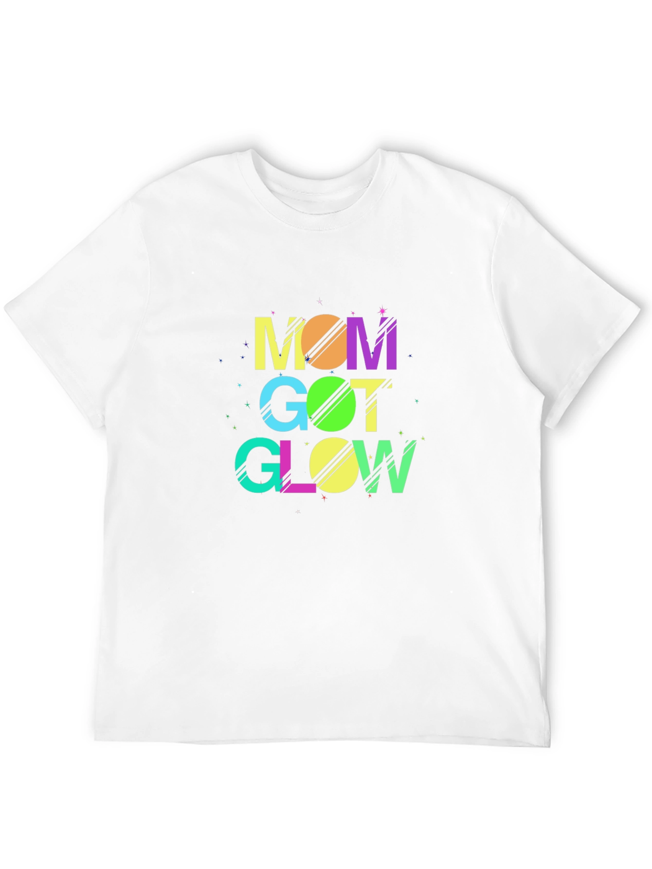 Mom Got Glow Black Graphic T-Shirt