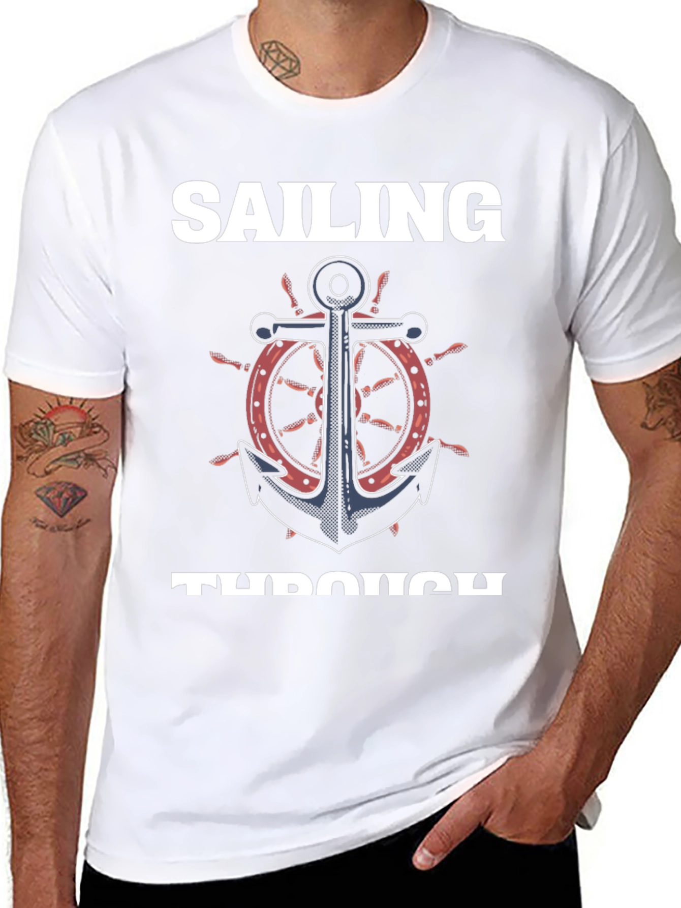 Sailing Through Anchor T-Shirt