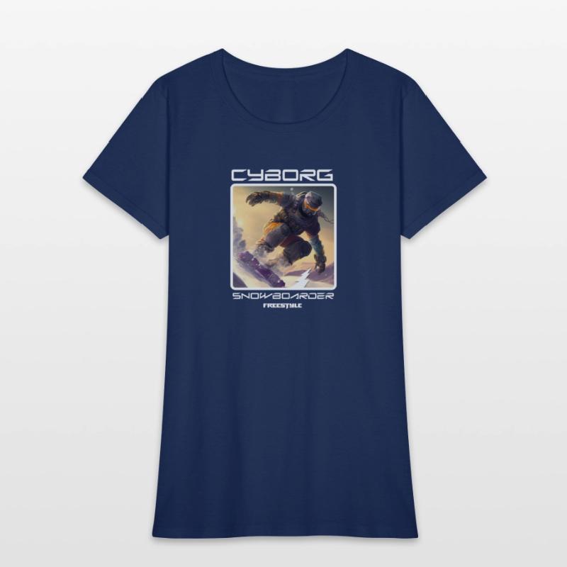 Cyborg Snowboarder - freestyle