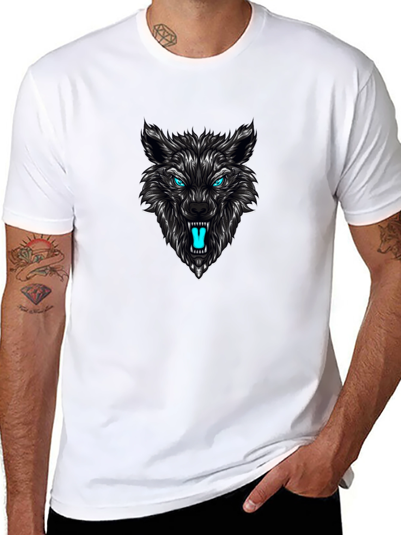 Black Wolf Graphic Tee