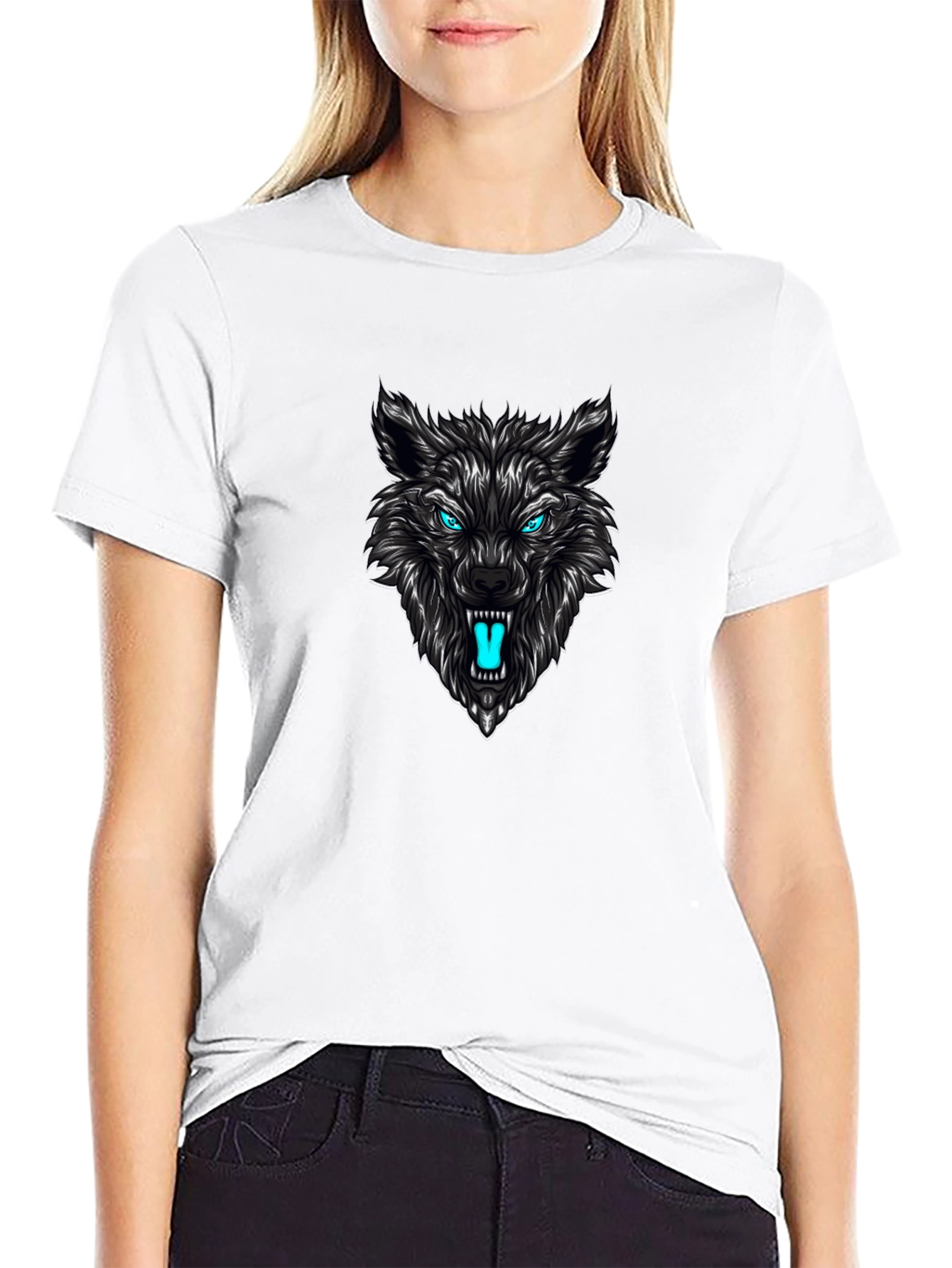 Black Wolf Graphic Tee