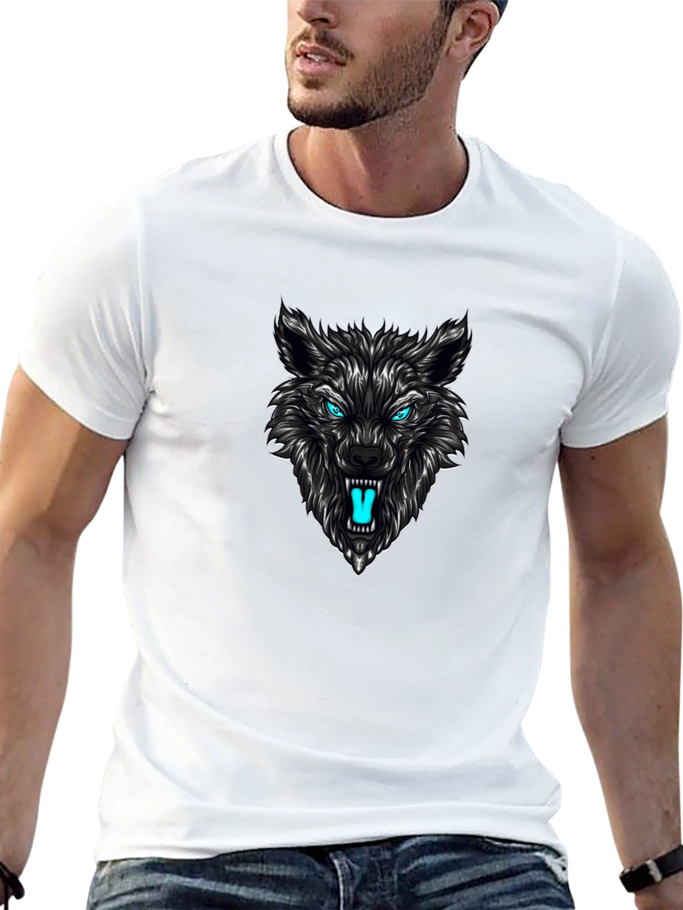 Black Wolf Graphic Tee