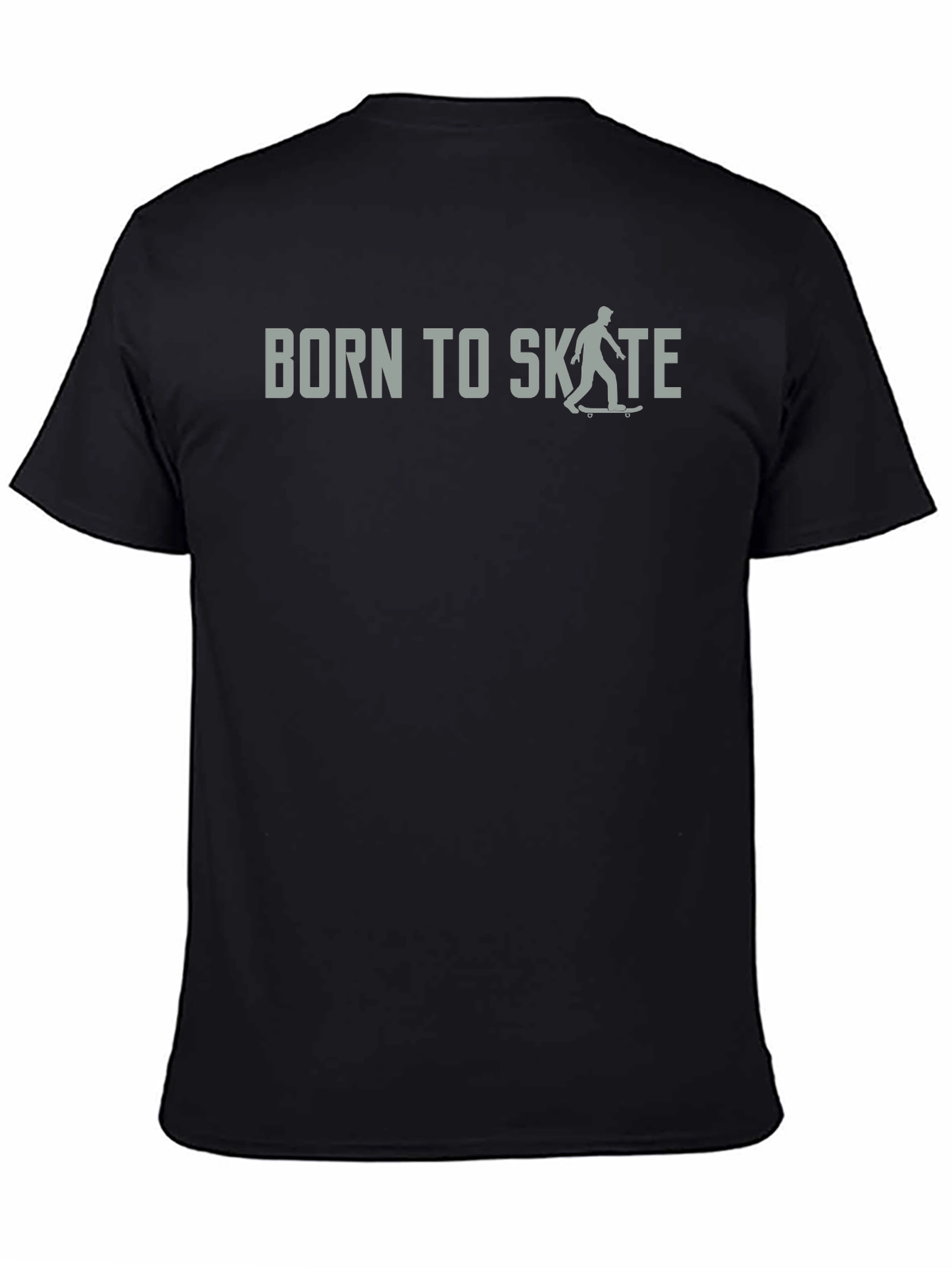 Born To Skate Black Graphic Tee