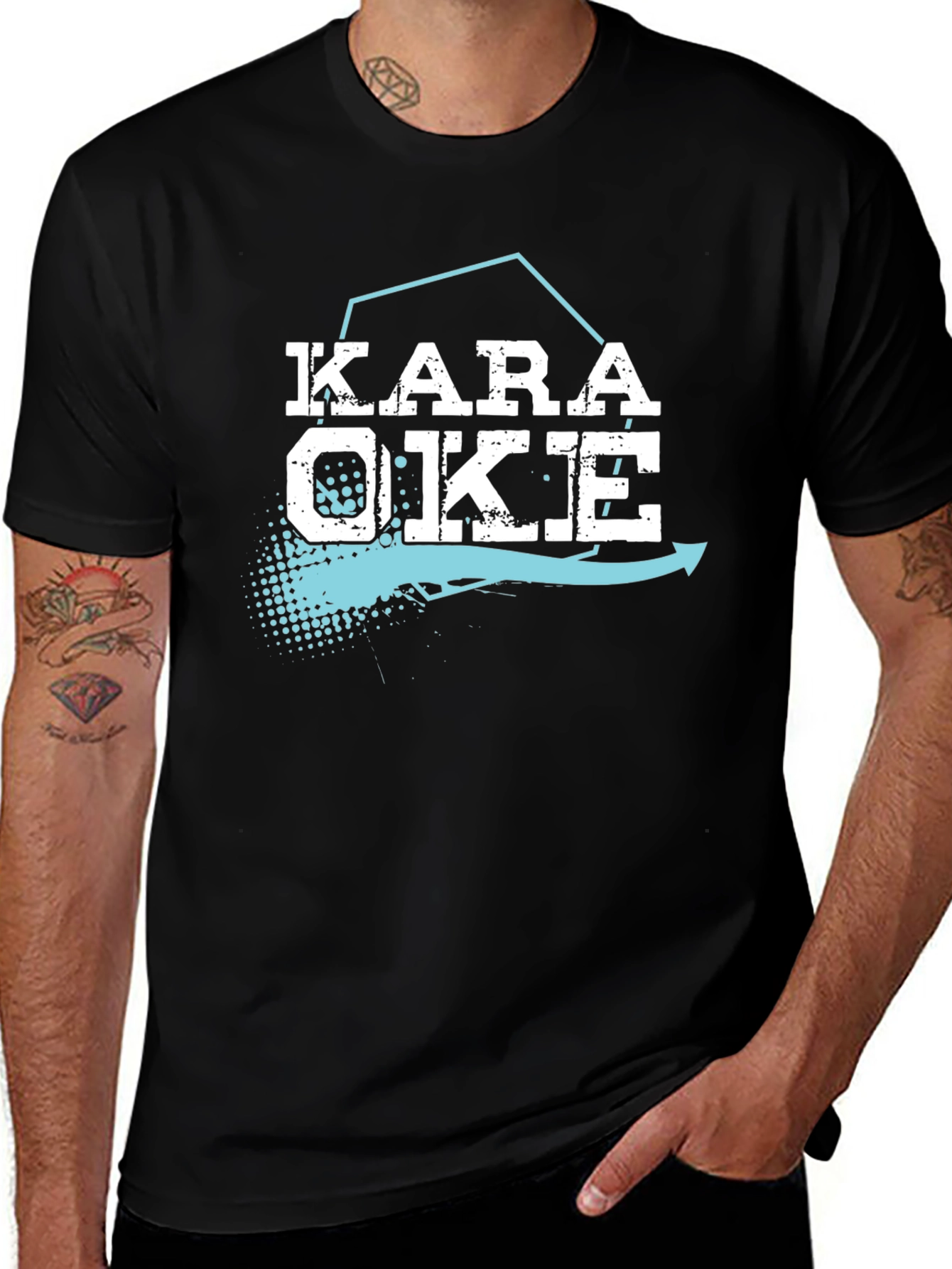 Karaoke Fun T-Shirt - Black Graphic Tee