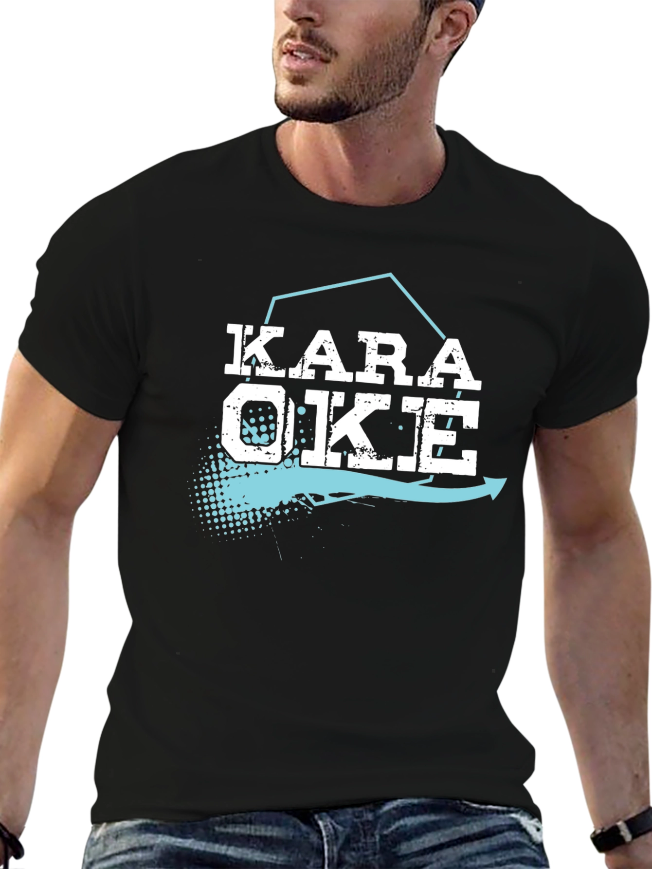 Karaoke Fun T-Shirt - Black Graphic Tee