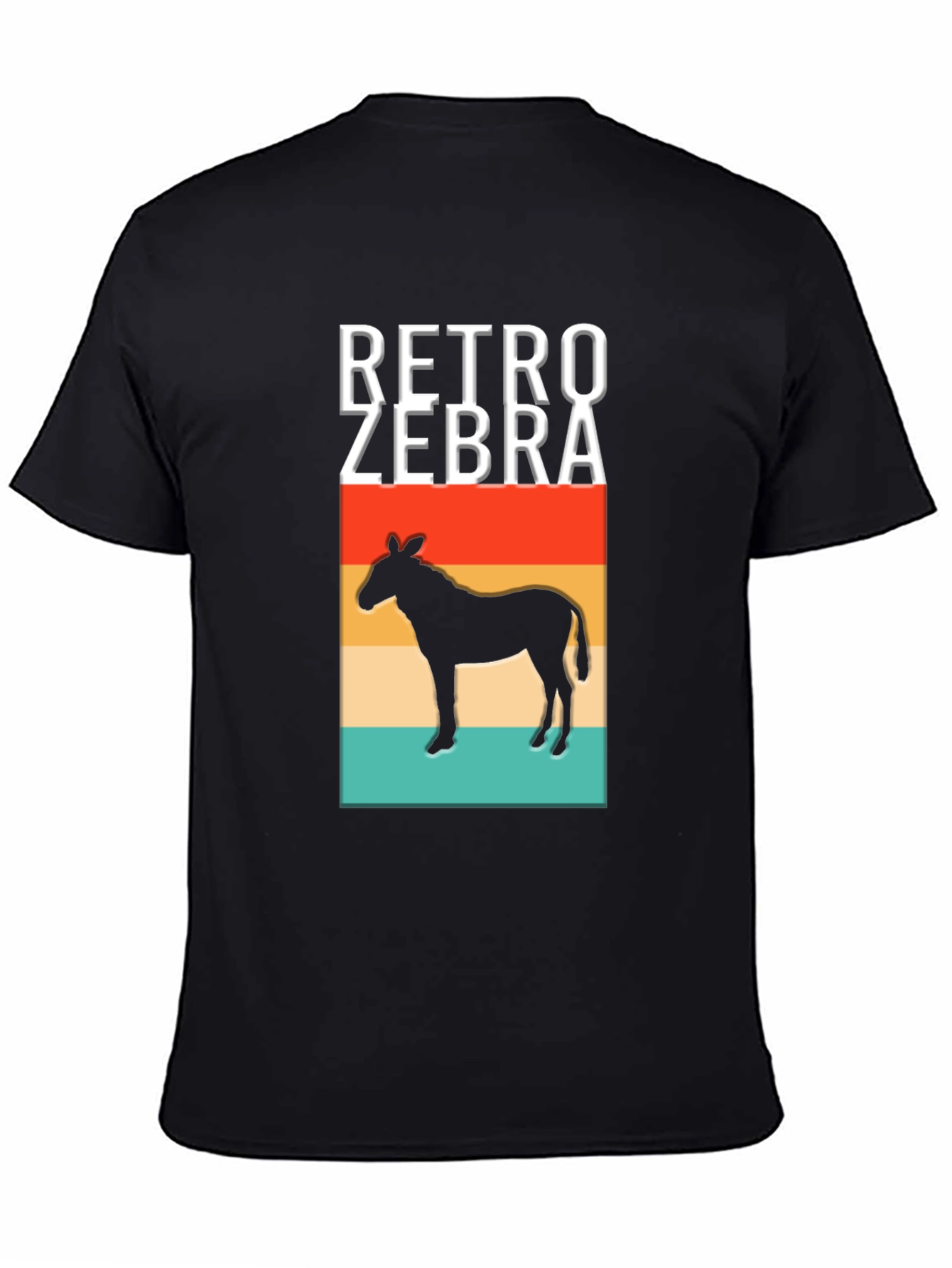 Retro Zebra Graphic T-Shirt - Classic Style