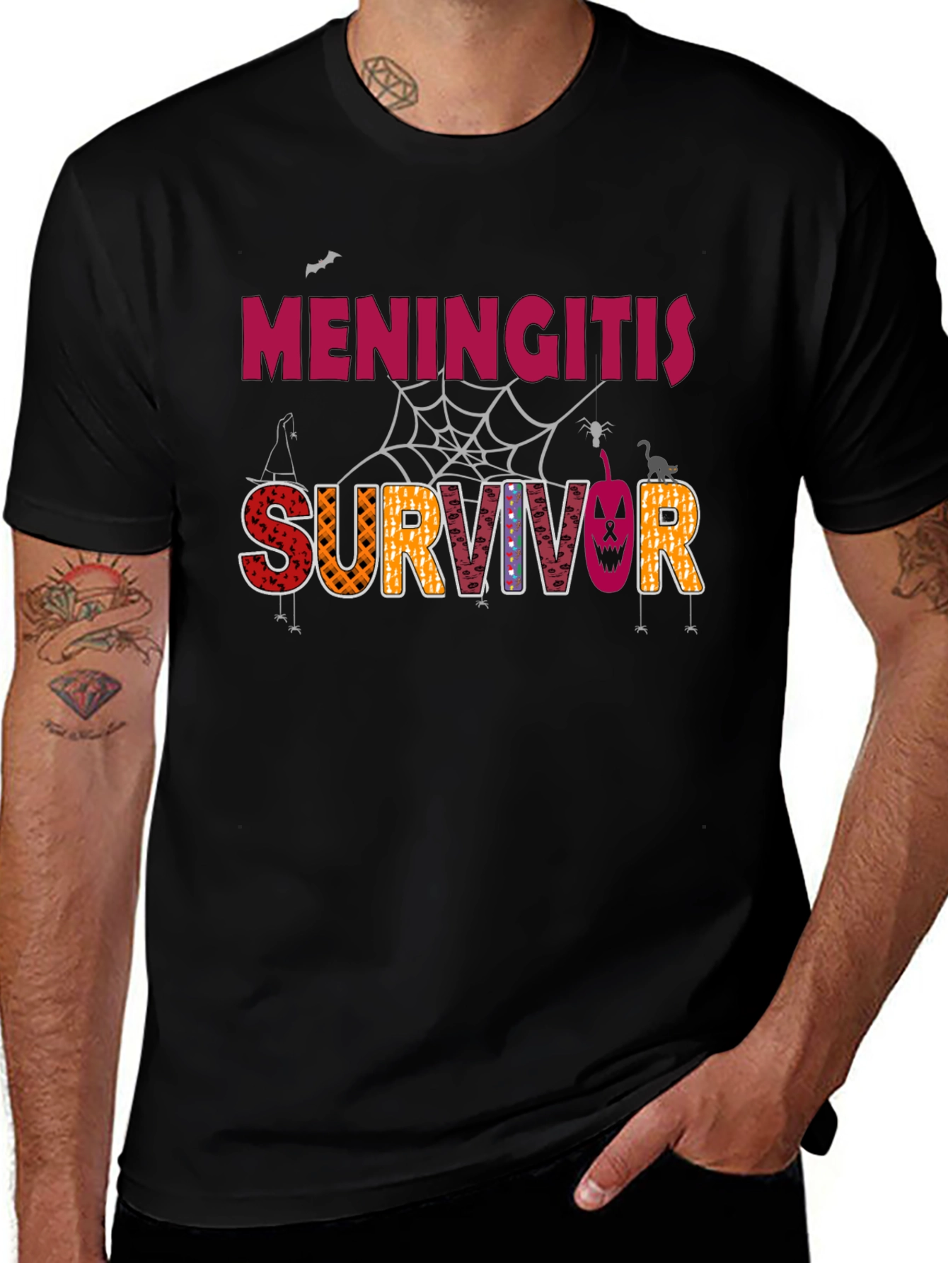 Meningitis Survivor Halloween T-Shirt