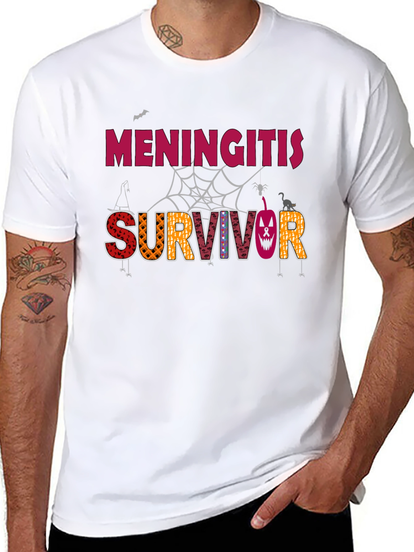 Meningitis Survivor Halloween T-Shirt