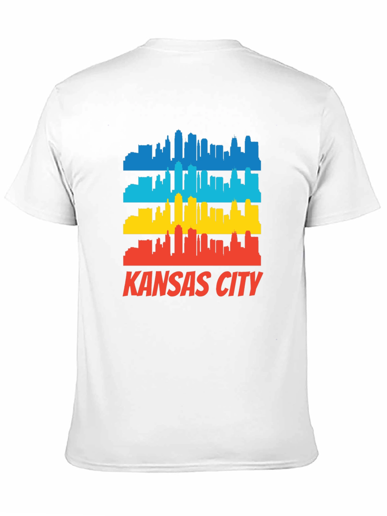 Kansas City Skyline Graphic Tee - Retro Cityscape T-Shirt
