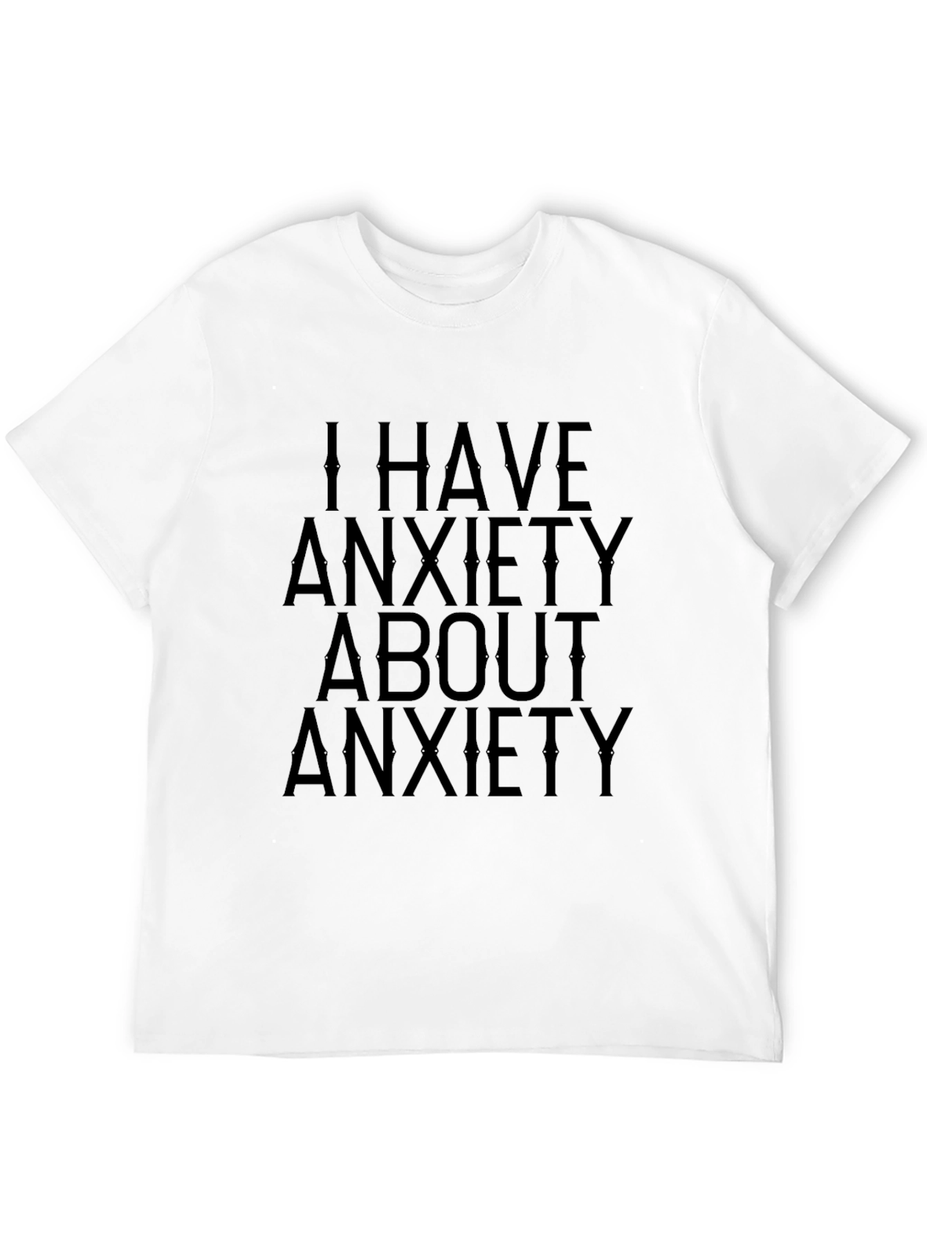 Anxiety T-Shirt - Black Graphic Tee