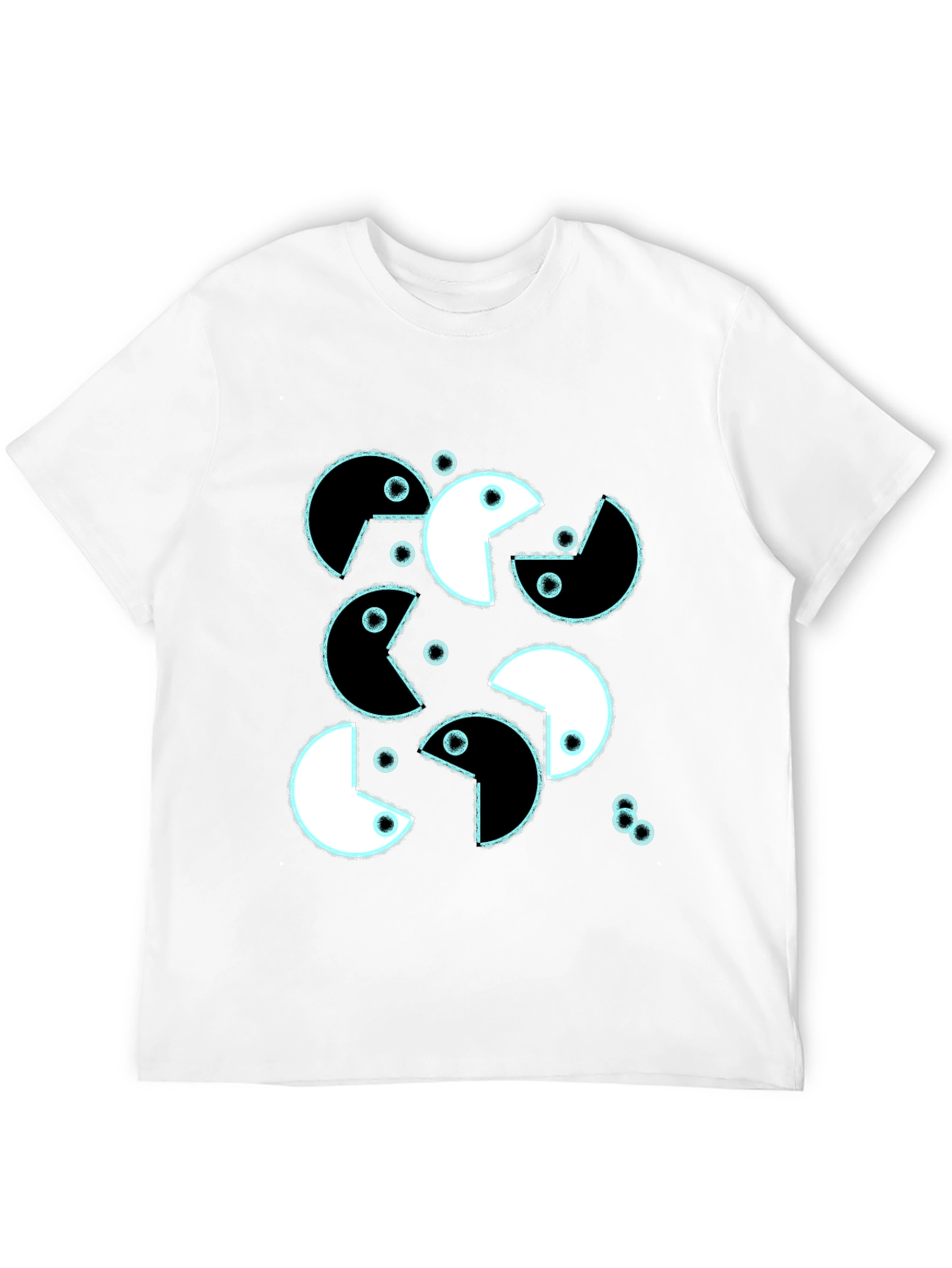 Yin Yang Pac-Man Graphic Tee