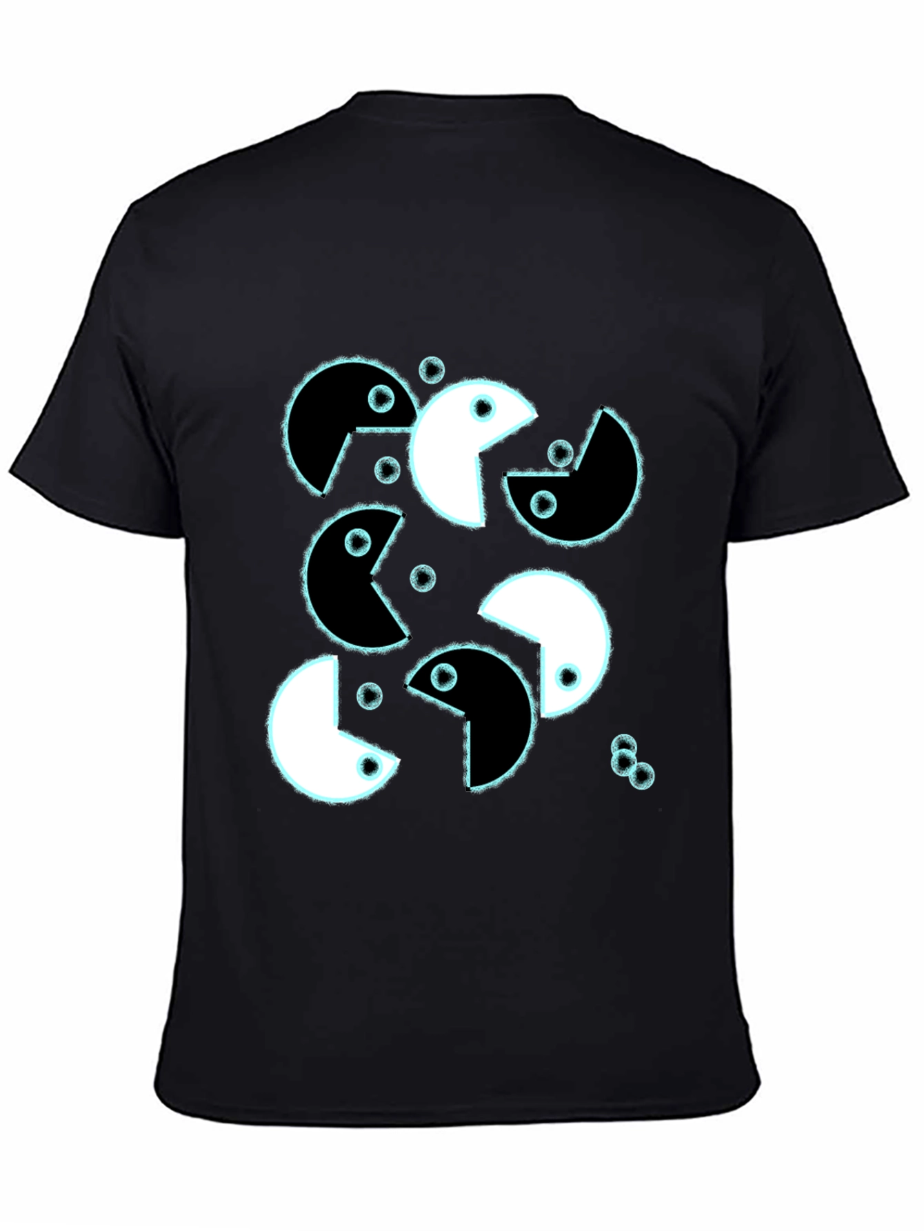 Yin Yang Pac-Man Graphic Tee
