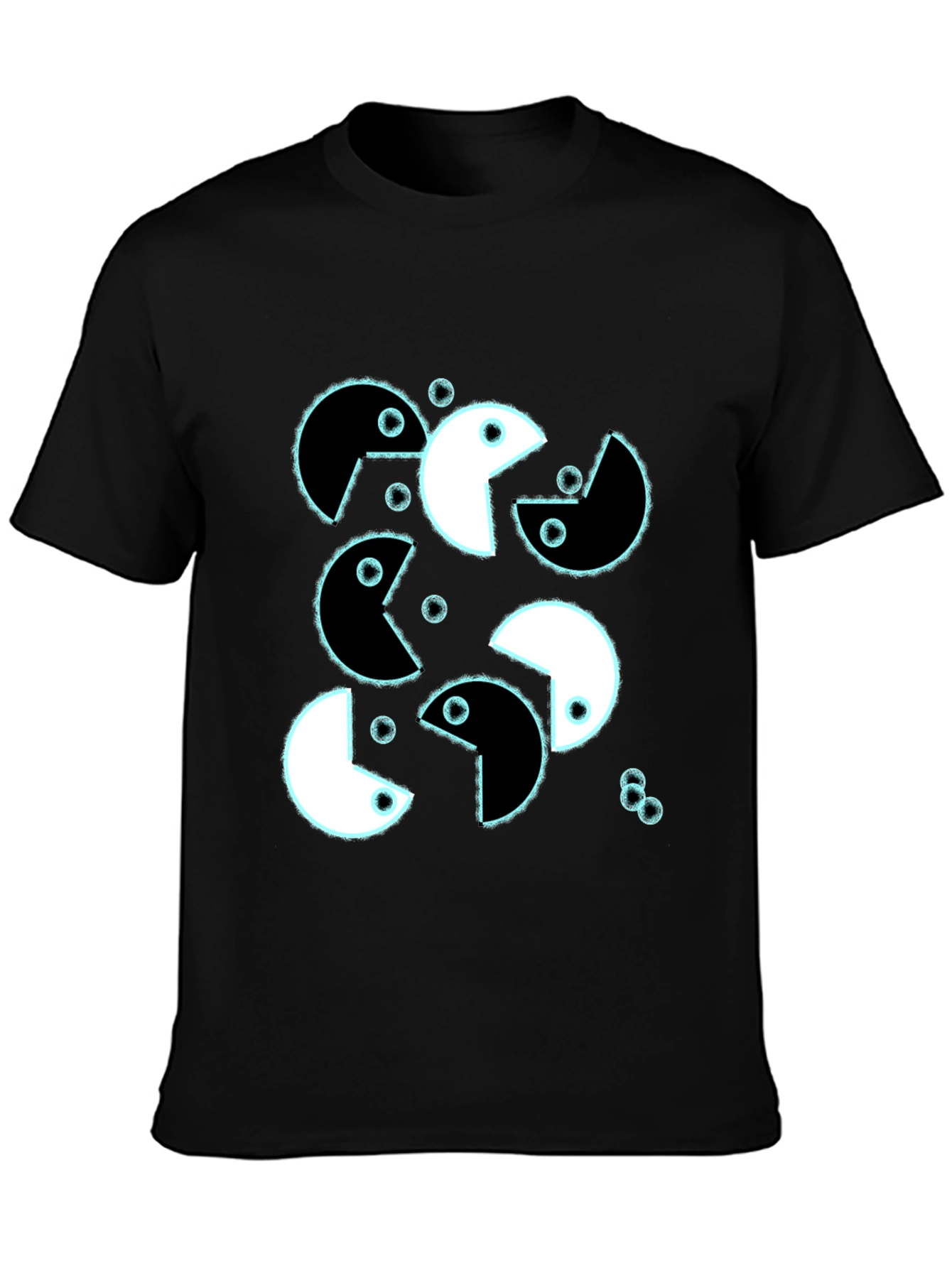 Yin Yang Pac-Man Graphic Tee