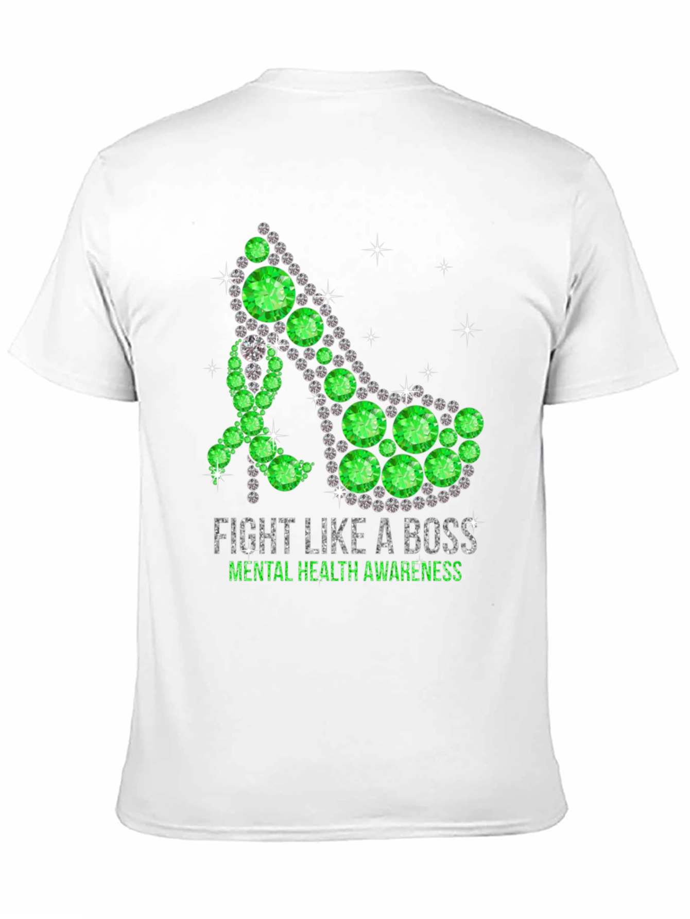 Mental Health Awareness T-Shirt Fight Like A Boss