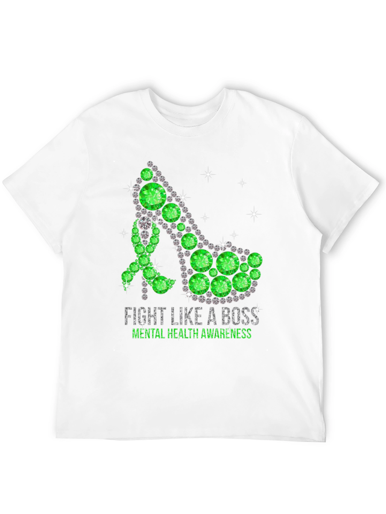 Mental Health Awareness T-Shirt Fight Like A Boss
