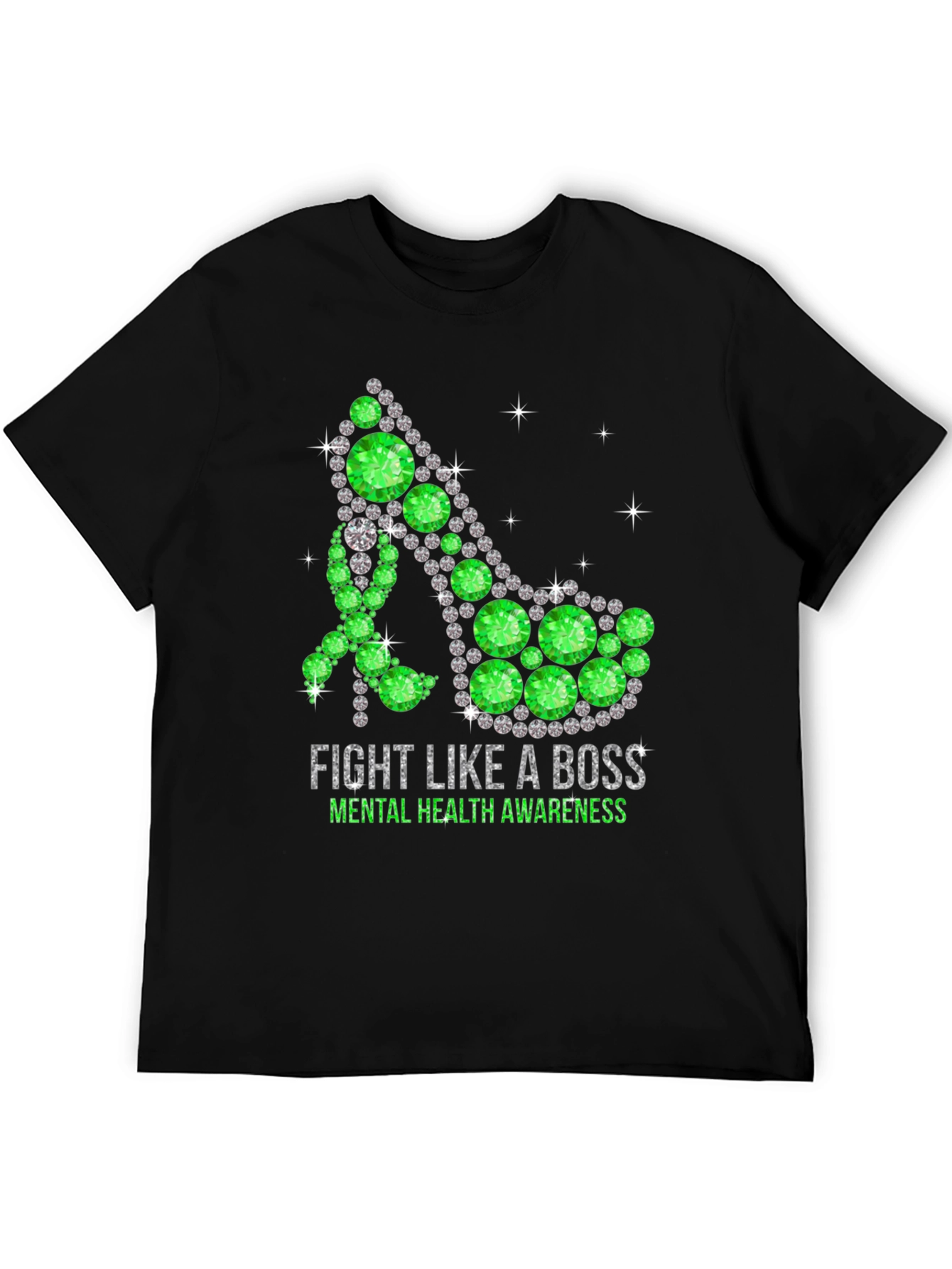 Mental Health Awareness T-Shirt Fight Like A Boss