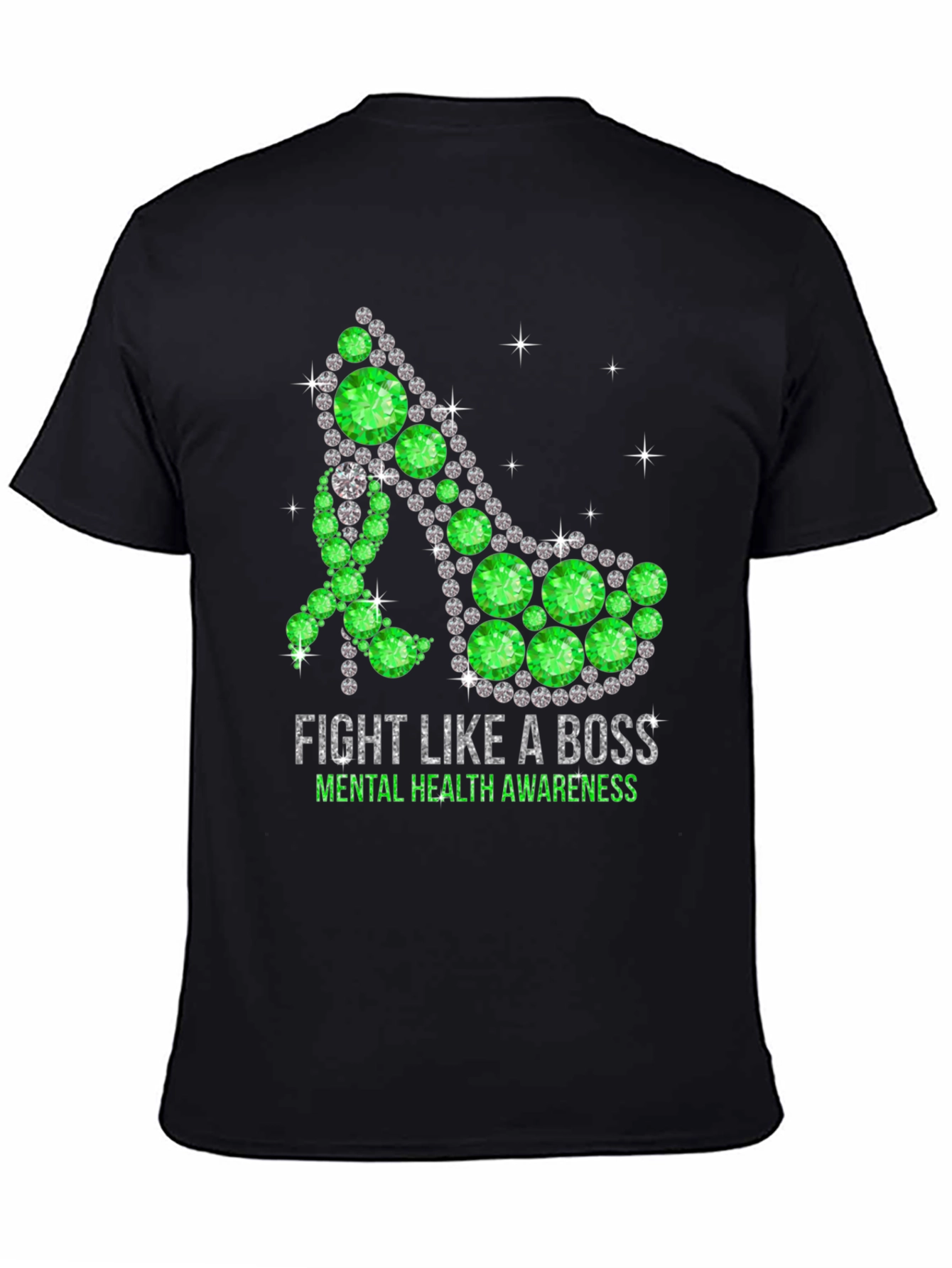 Mental Health Awareness T-Shirt Fight Like A Boss