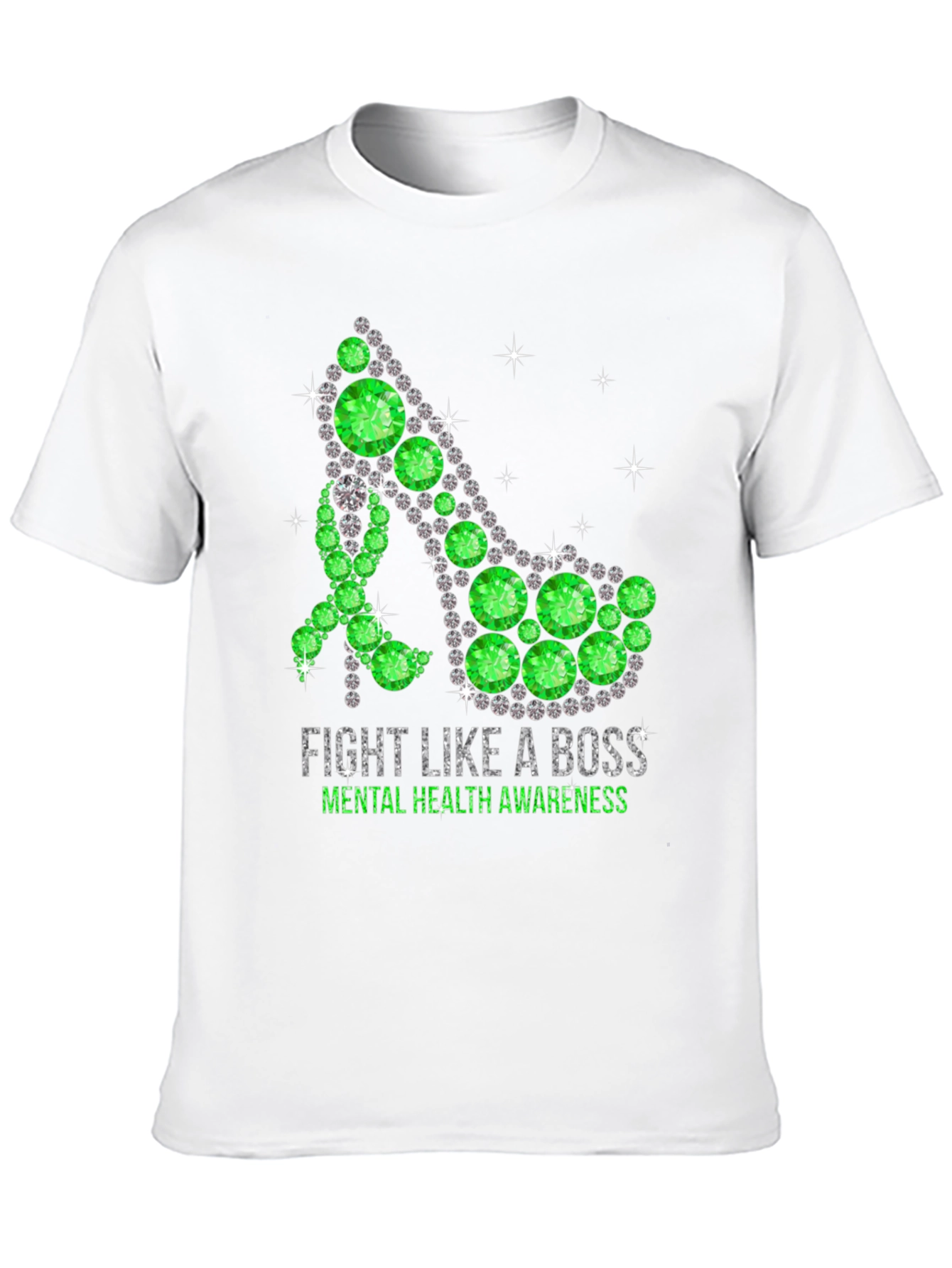 Mental Health Awareness T-Shirt Fight Like A Boss