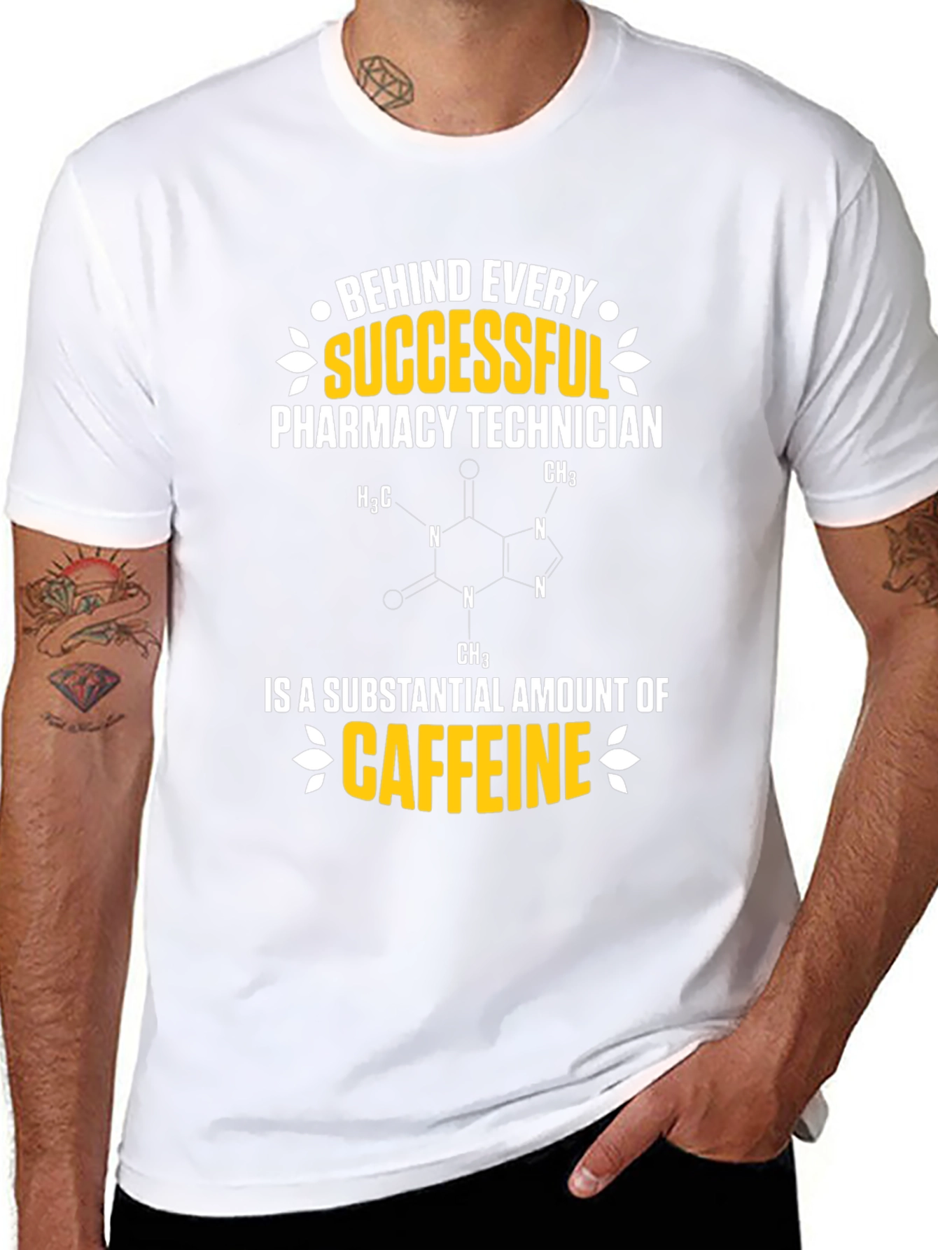 Pharmacy Technician Caffeine T-Shirt