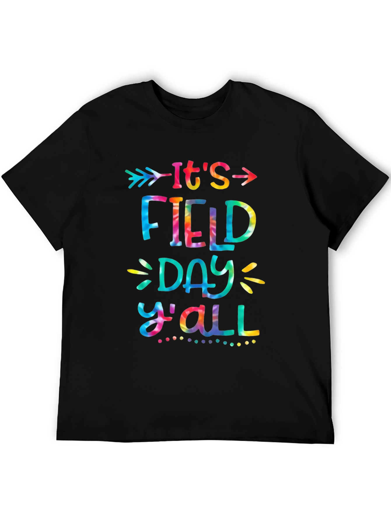 Its Field Day Yall Tie Dye Graphic Tee