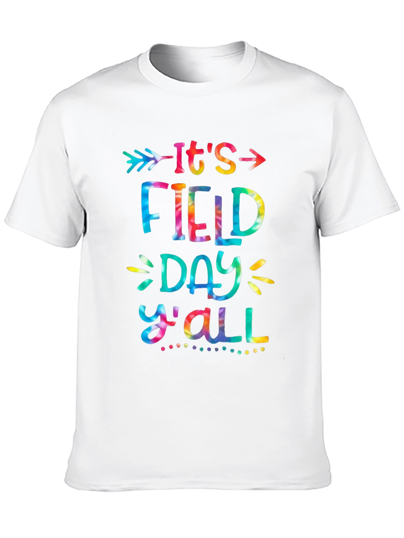 Its Field Day Yall Tie Dye Graphic Tee