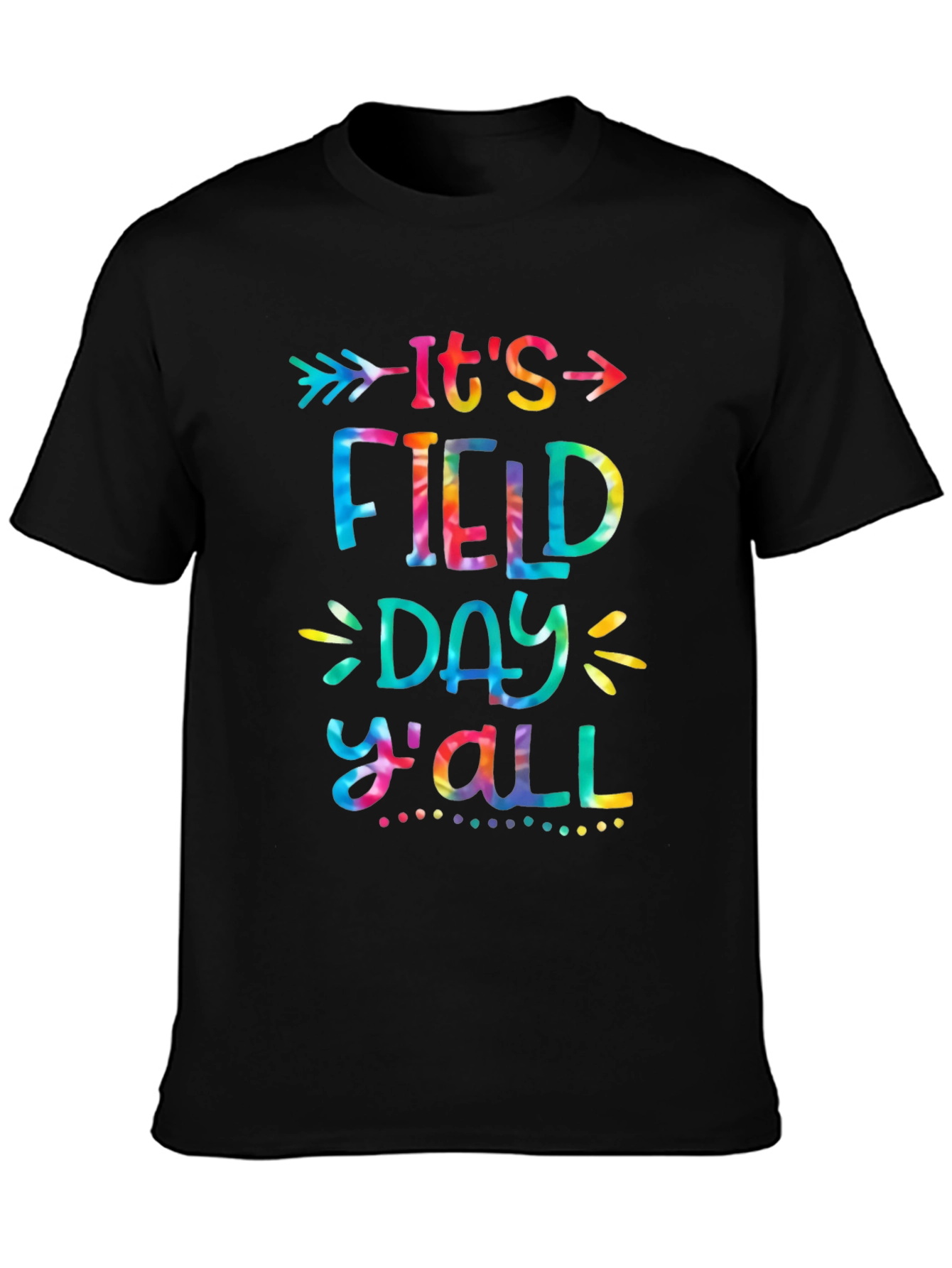 Its Field Day Yall Tie Dye Graphic Tee