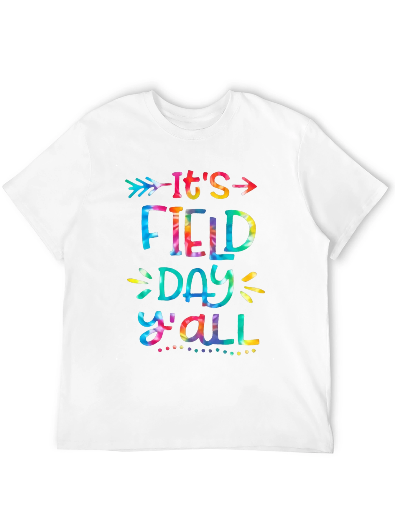 Its Field Day Yall Tie Dye Graphic Tee