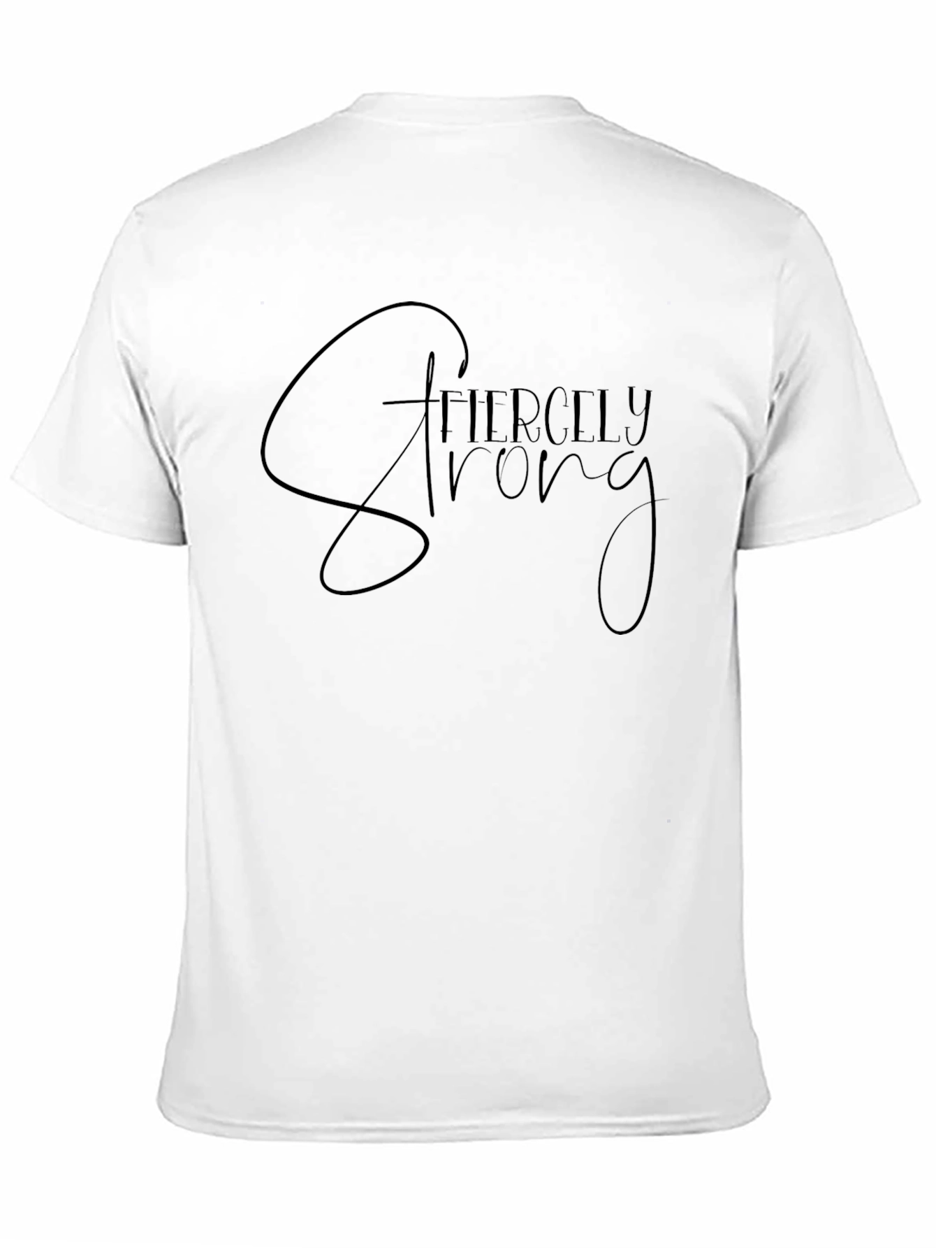 Fiercely Strong Graphic Tee - Black