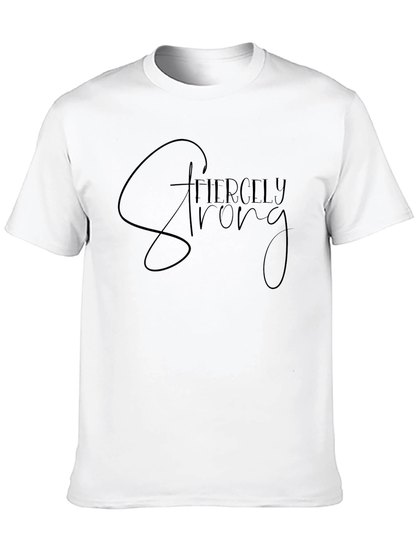 Fiercely Strong Graphic Tee - Black