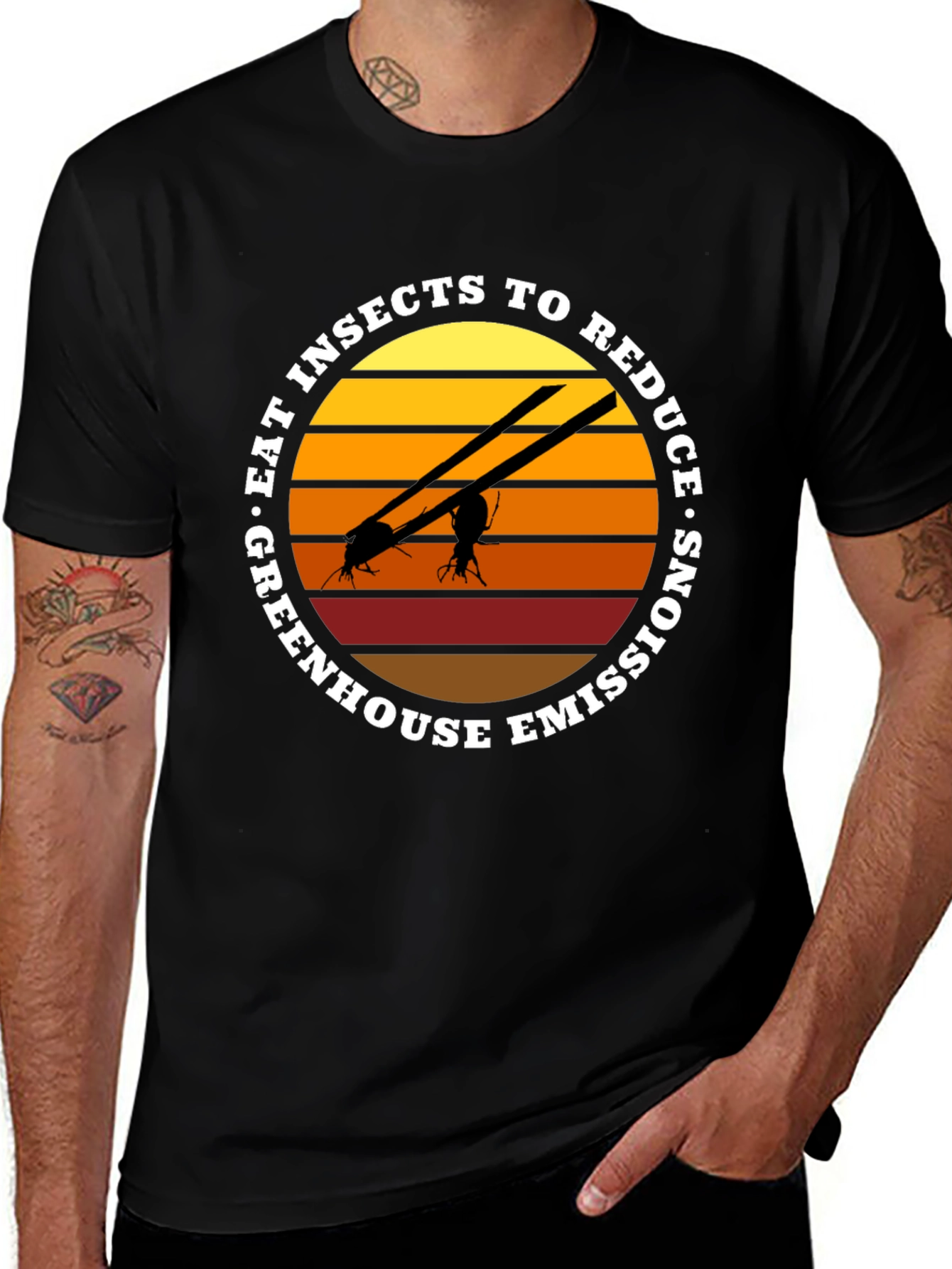 Eat Insects to Reduce Emissions T-Shirt