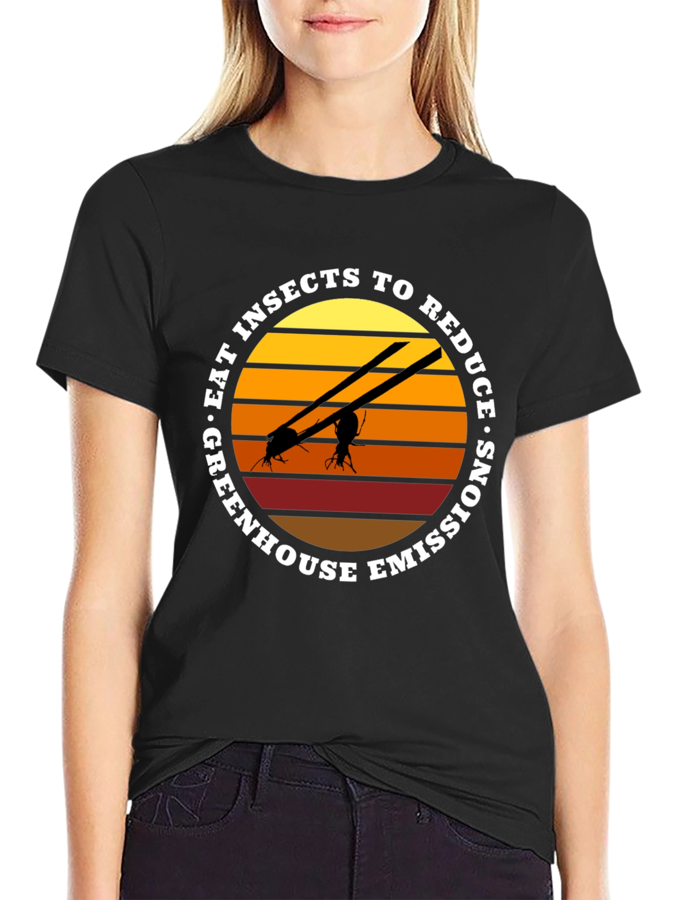 Eat Insects to Reduce Emissions T-Shirt