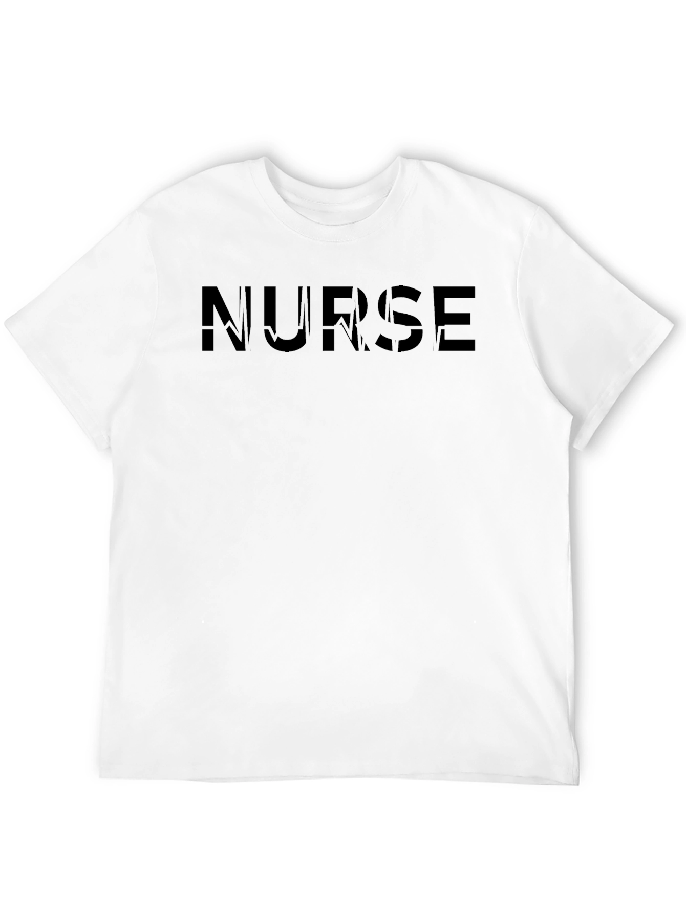 Nurse Heartbeat Black T-Shirt