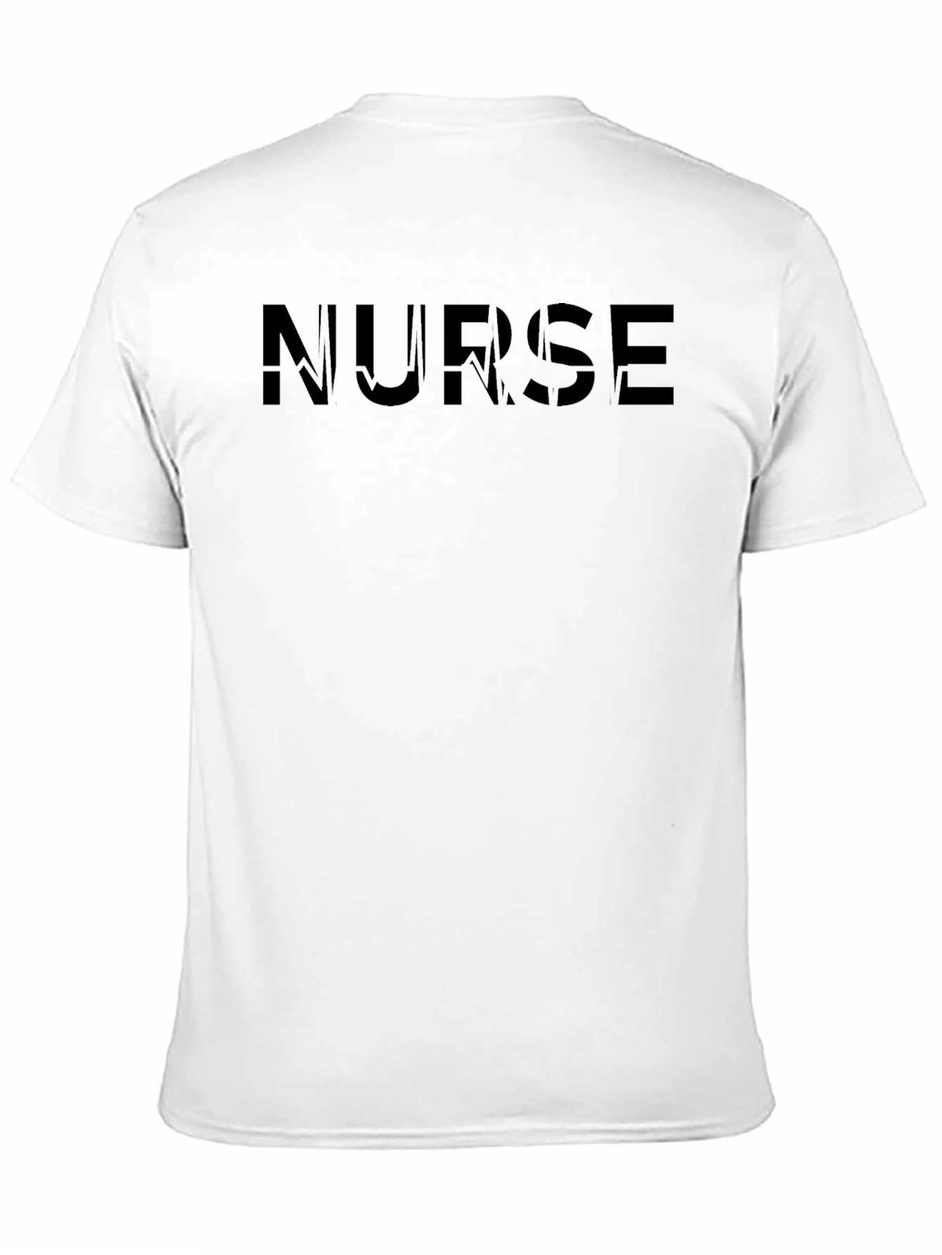 Nurse Heartbeat Black T-Shirt