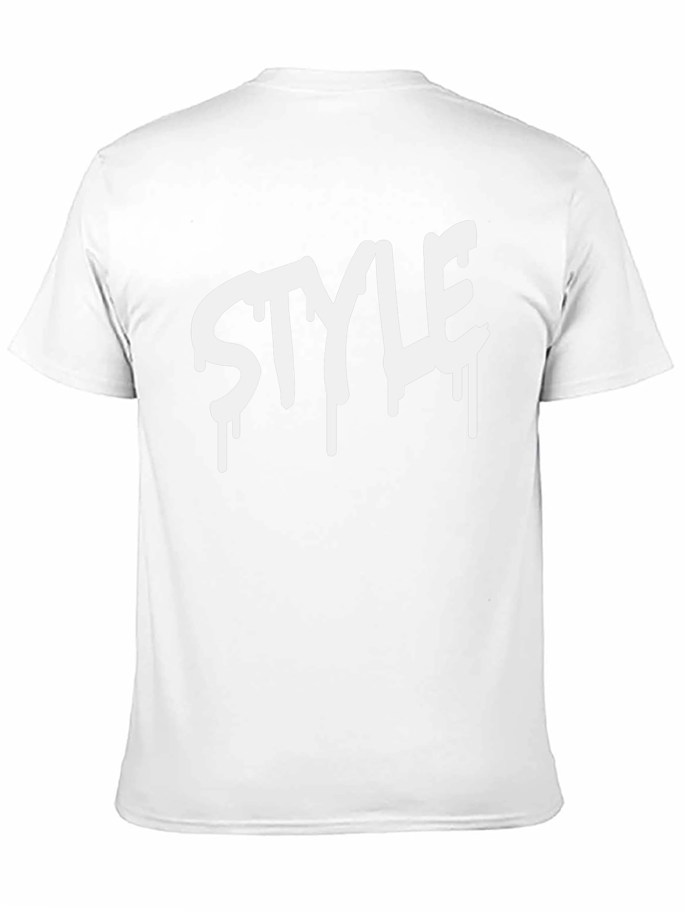 Stylish Drip Style Black T-Shirt