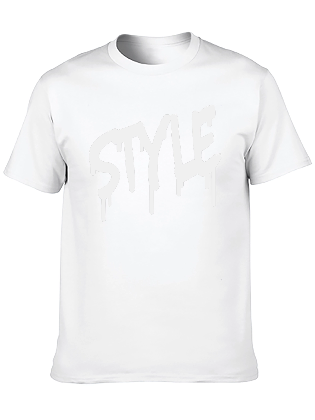 Stylish Drip Style Black T-Shirt