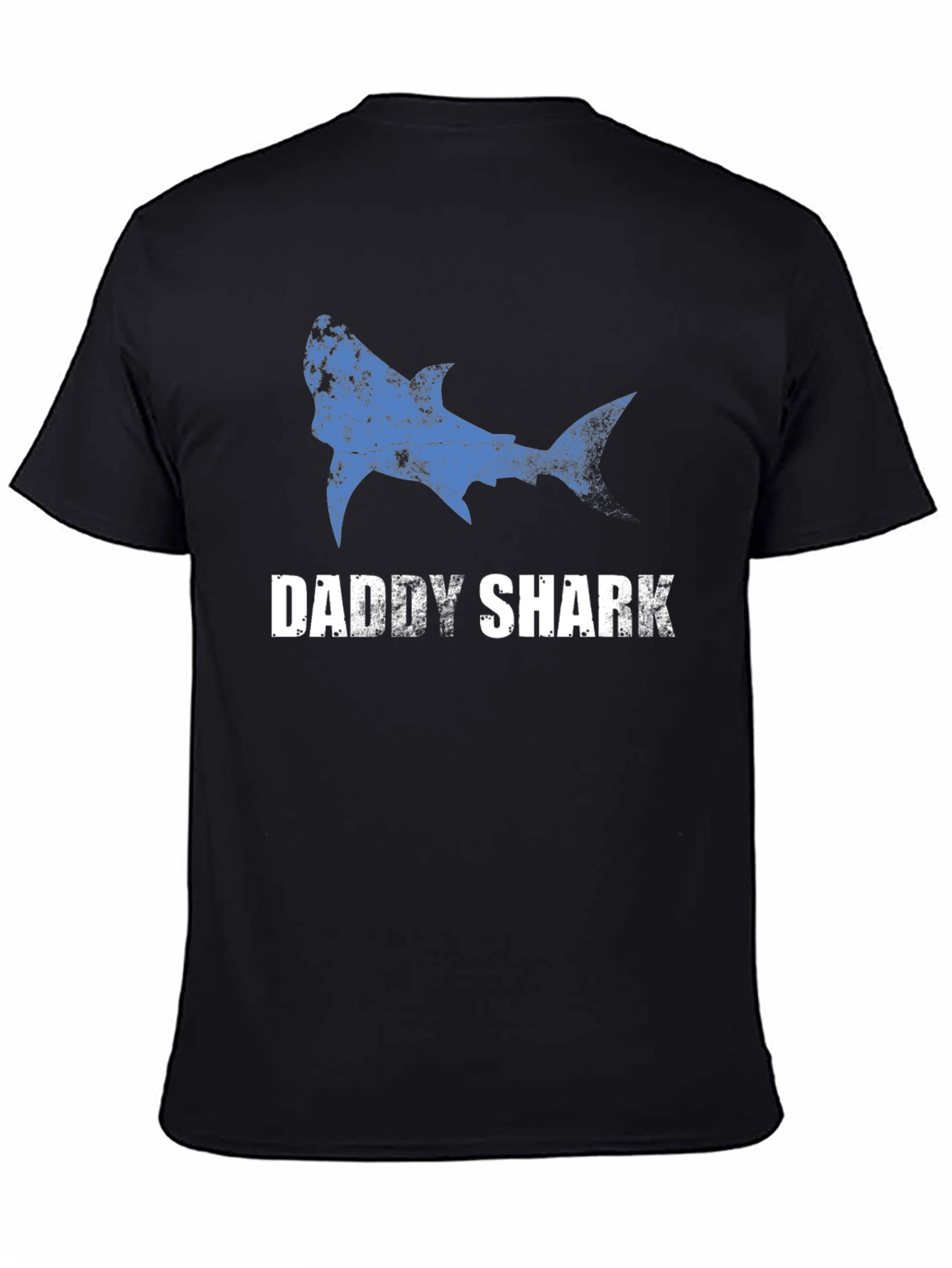Daddy Shark Graphic Tee - Mens Black T-Shirt