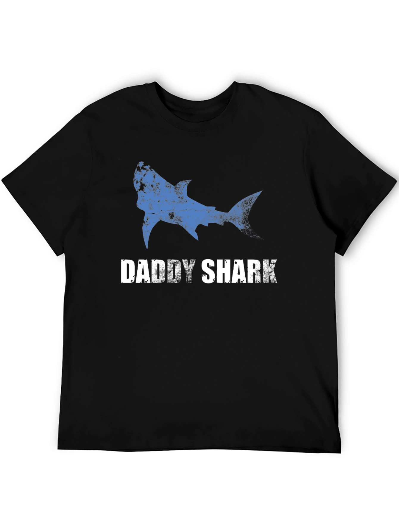 Daddy Shark Graphic Tee - Mens Black T-Shirt