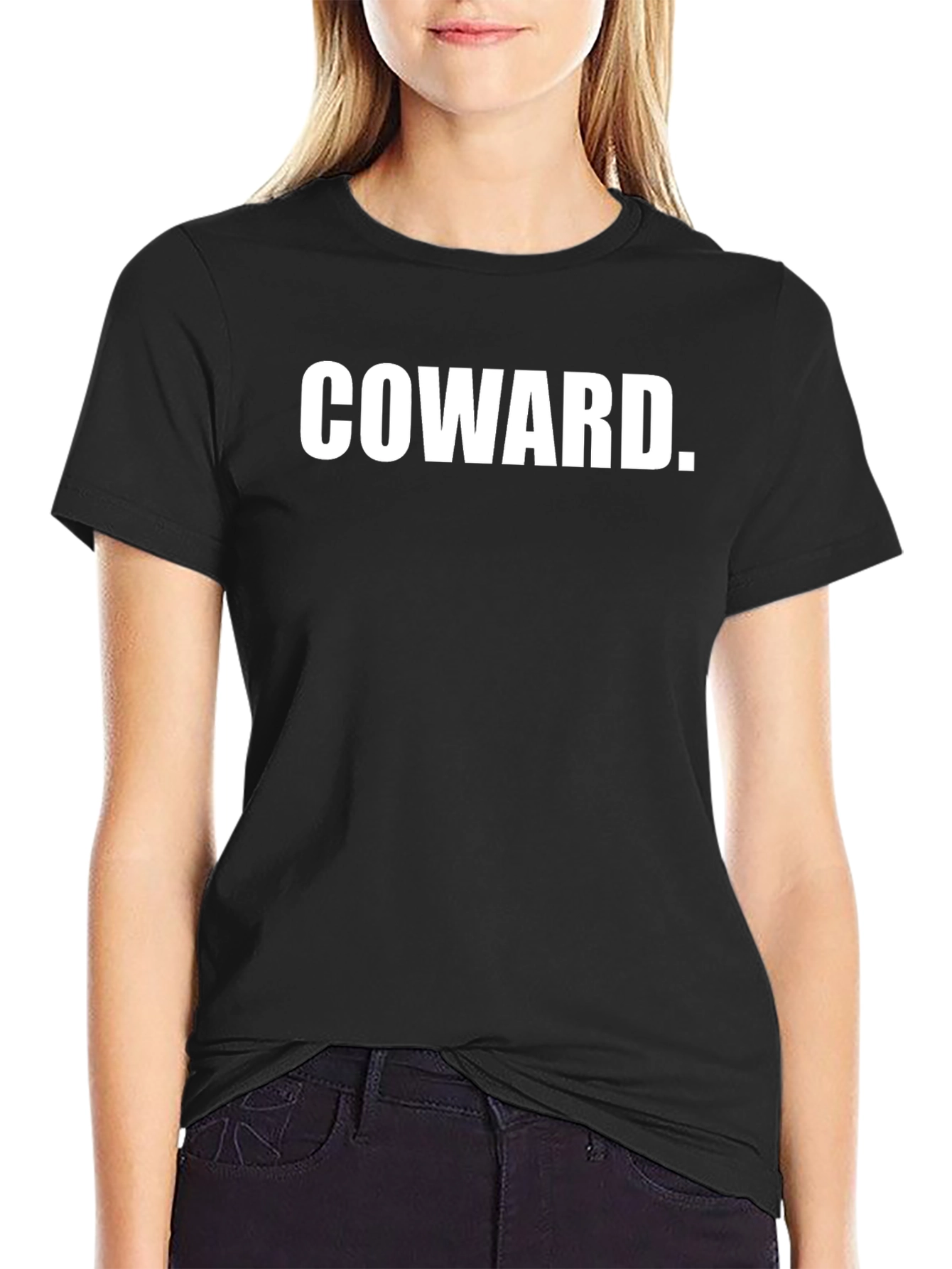 Coward Statement Graphic T-Shirt
