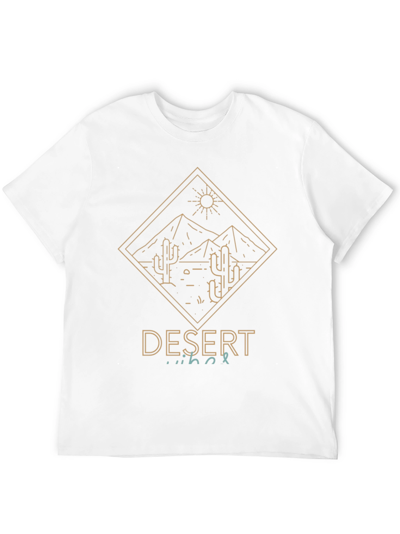 Desert Vibes Graphic Tee - Mens Black T-Shirt