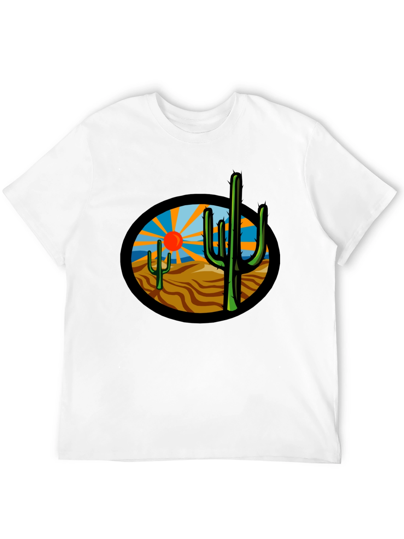 Desert Cactus Graphic T-Shirt - Unisex Tee