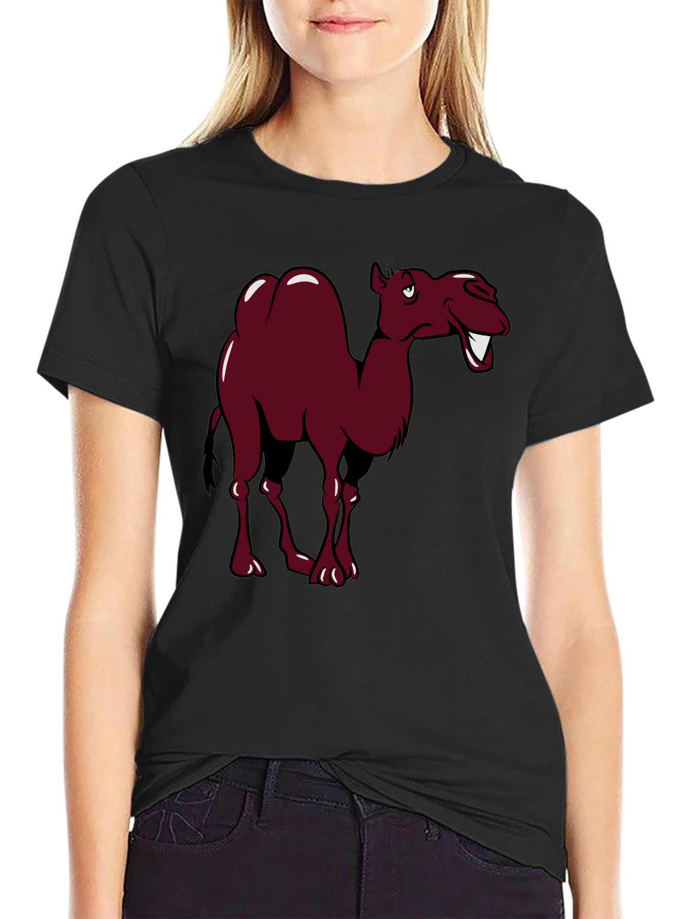Funny Camel Cartoon Graphic Tee