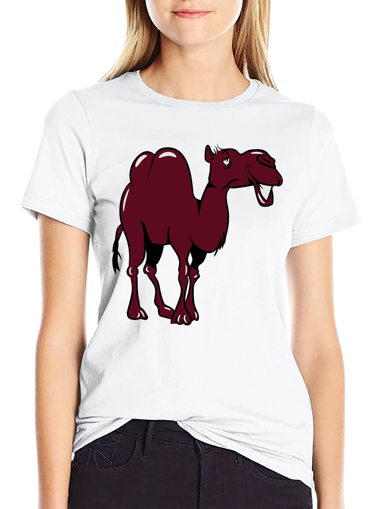 Funny Camel Cartoon Graphic Tee