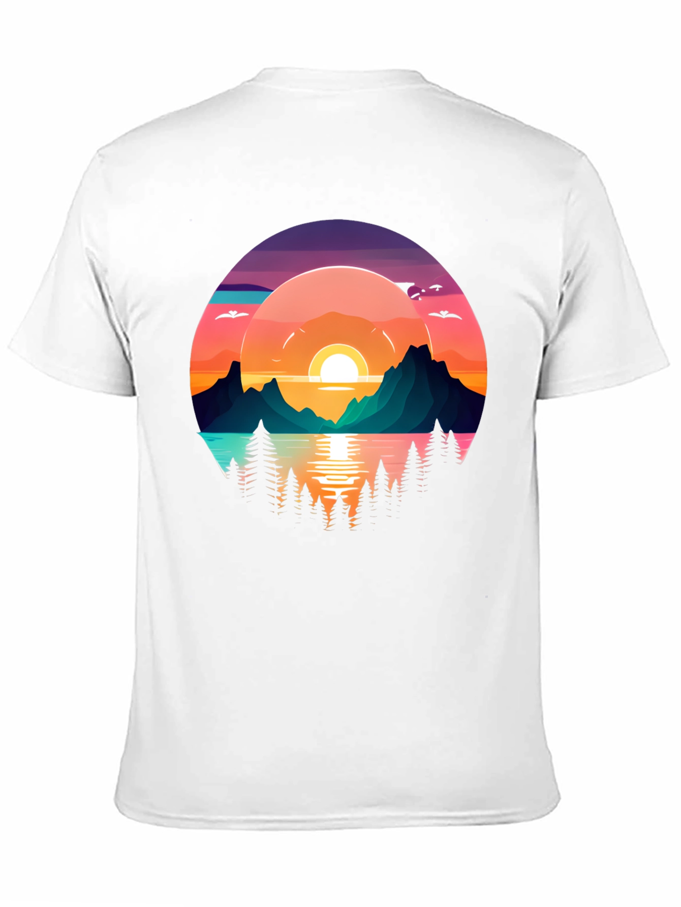 Sunset Lake Graphic T-Shirt