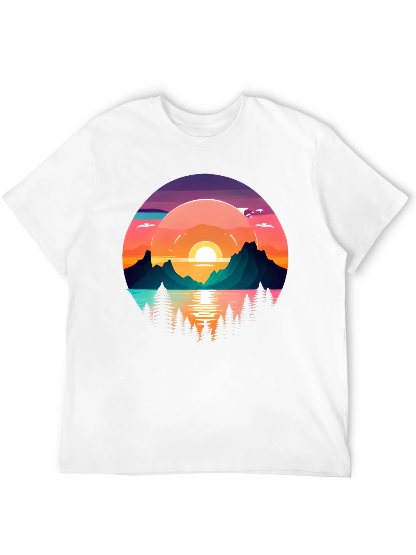 Sunset Lake Graphic T-Shirt